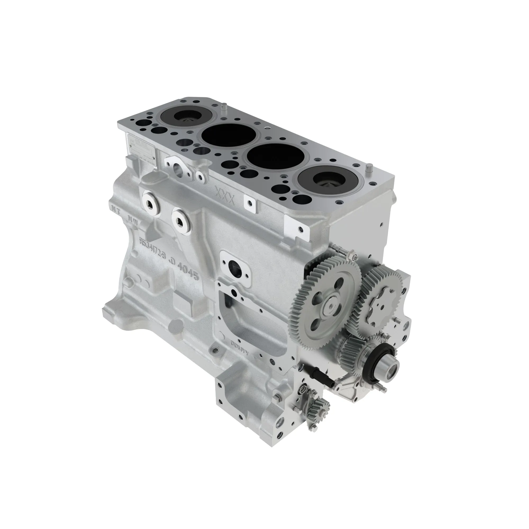 John Deere Short Block Assembly, 4045, Tier 3 - RE520374