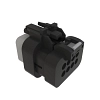 TYCO AMPSEAL16 8W RCPT SLD GRY PLST