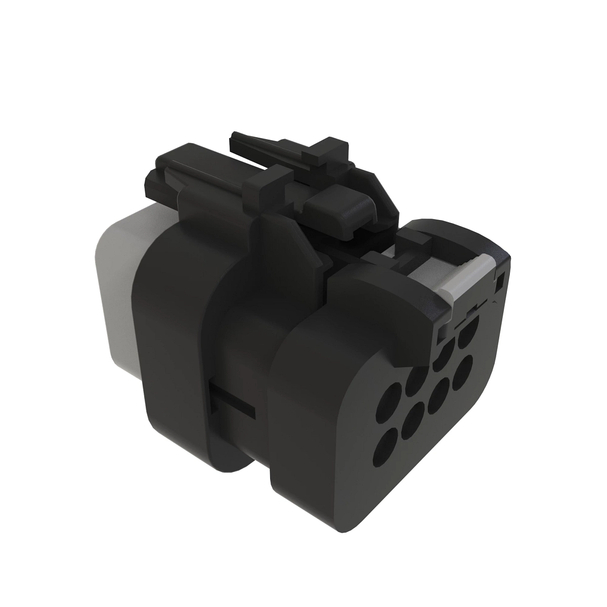 TYCO AMPSEAL16 8W RCPT SLD GRY PLST