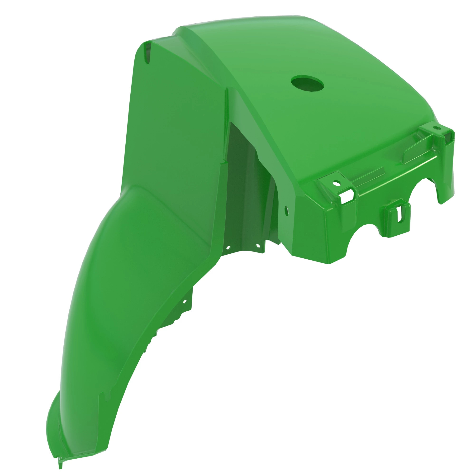 John Deere AM145196 Fender, Fender, Left-Hand, Green With Label