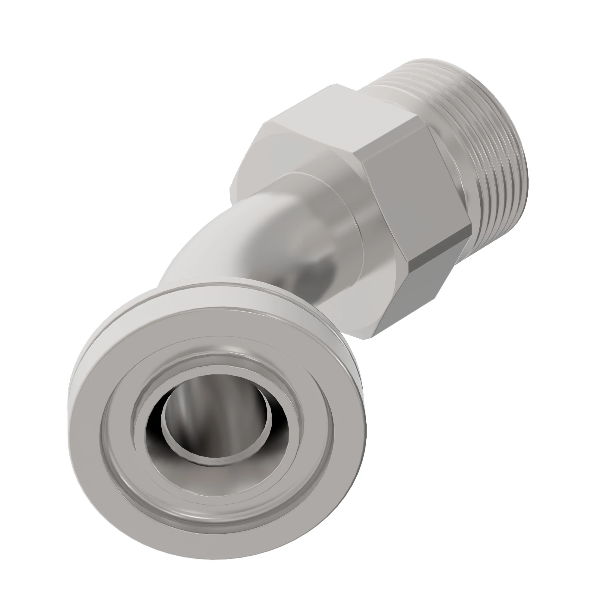 45 deg flange fitting