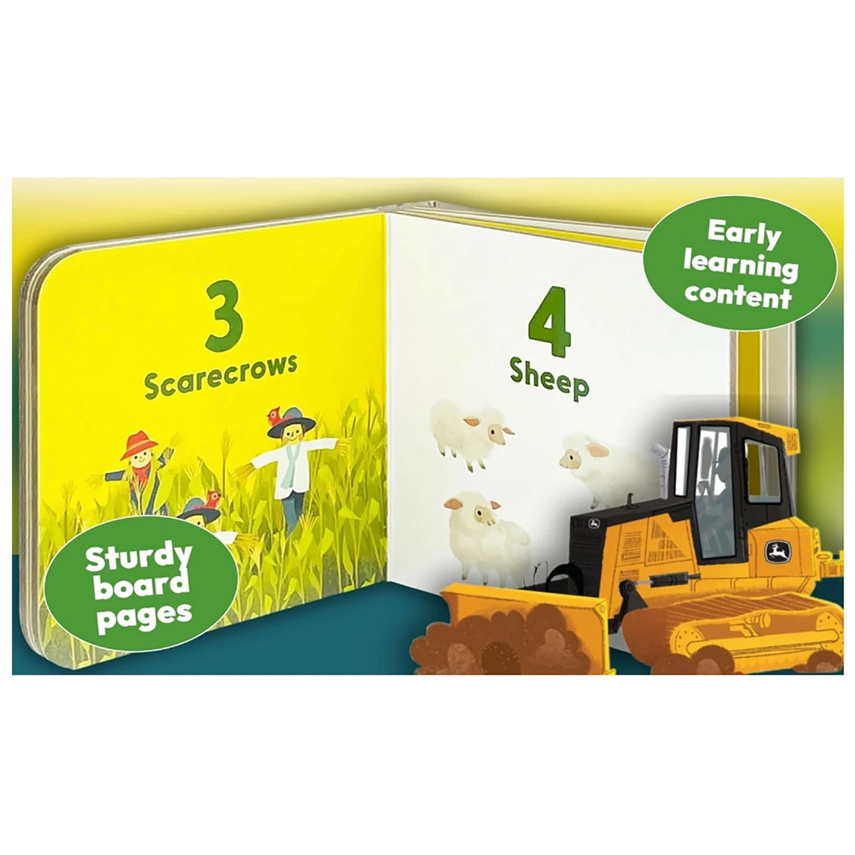 My Little Learner Library John Deere Kids 12-Book Set Board Book