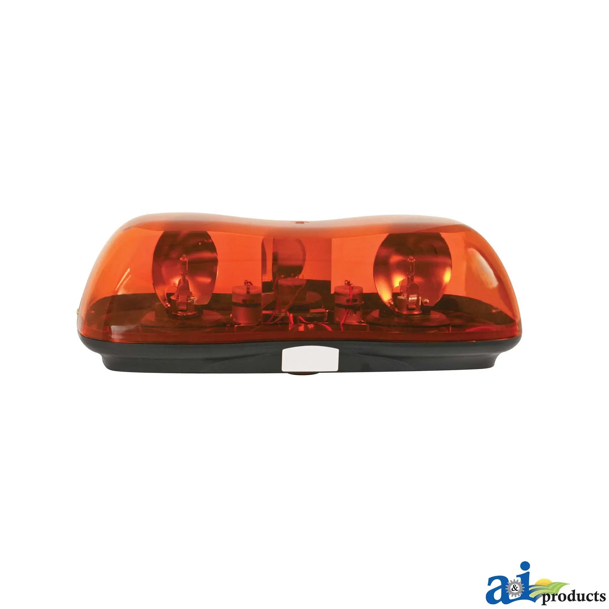 A&I Products Bolt Mounted Dual Bar Amber Rotating Beacon - A-VLC2096