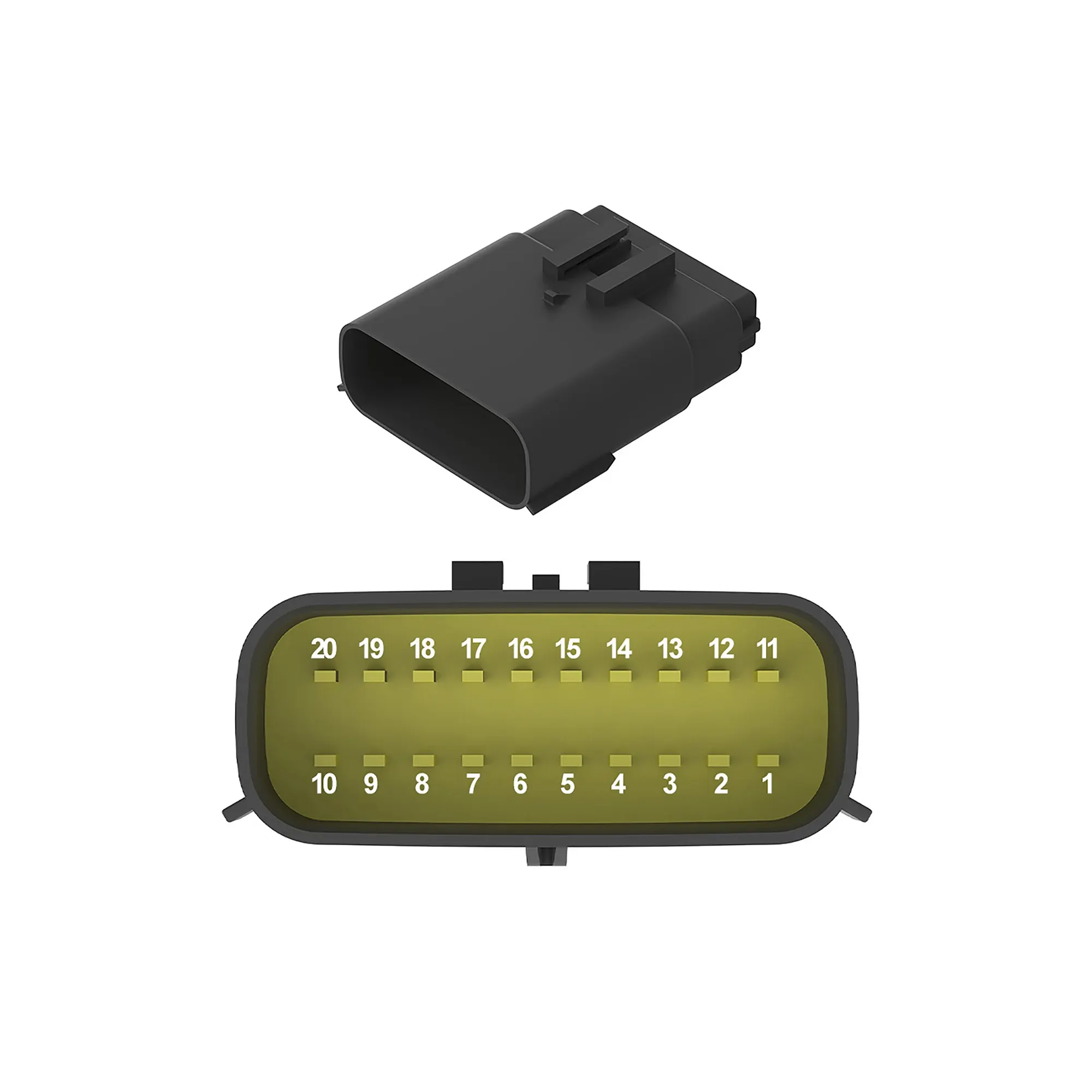 John Deere Elec. Connector Housing - 57M13458