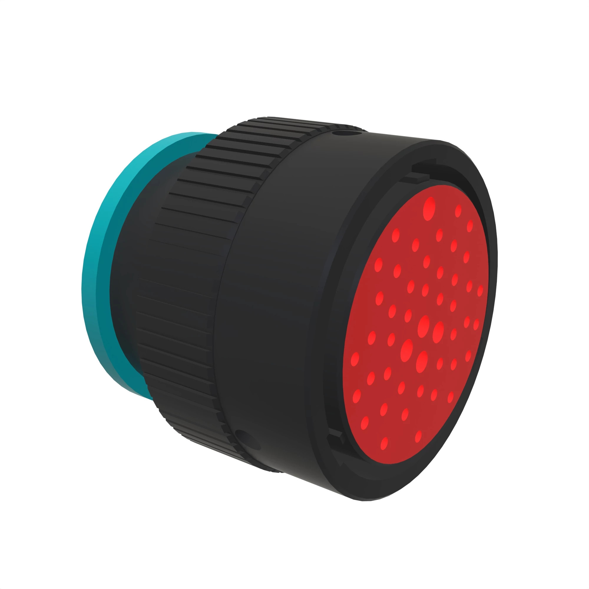 John Deere Black Internal Electrical Connector Housing, 47 Cavities - 57M10670