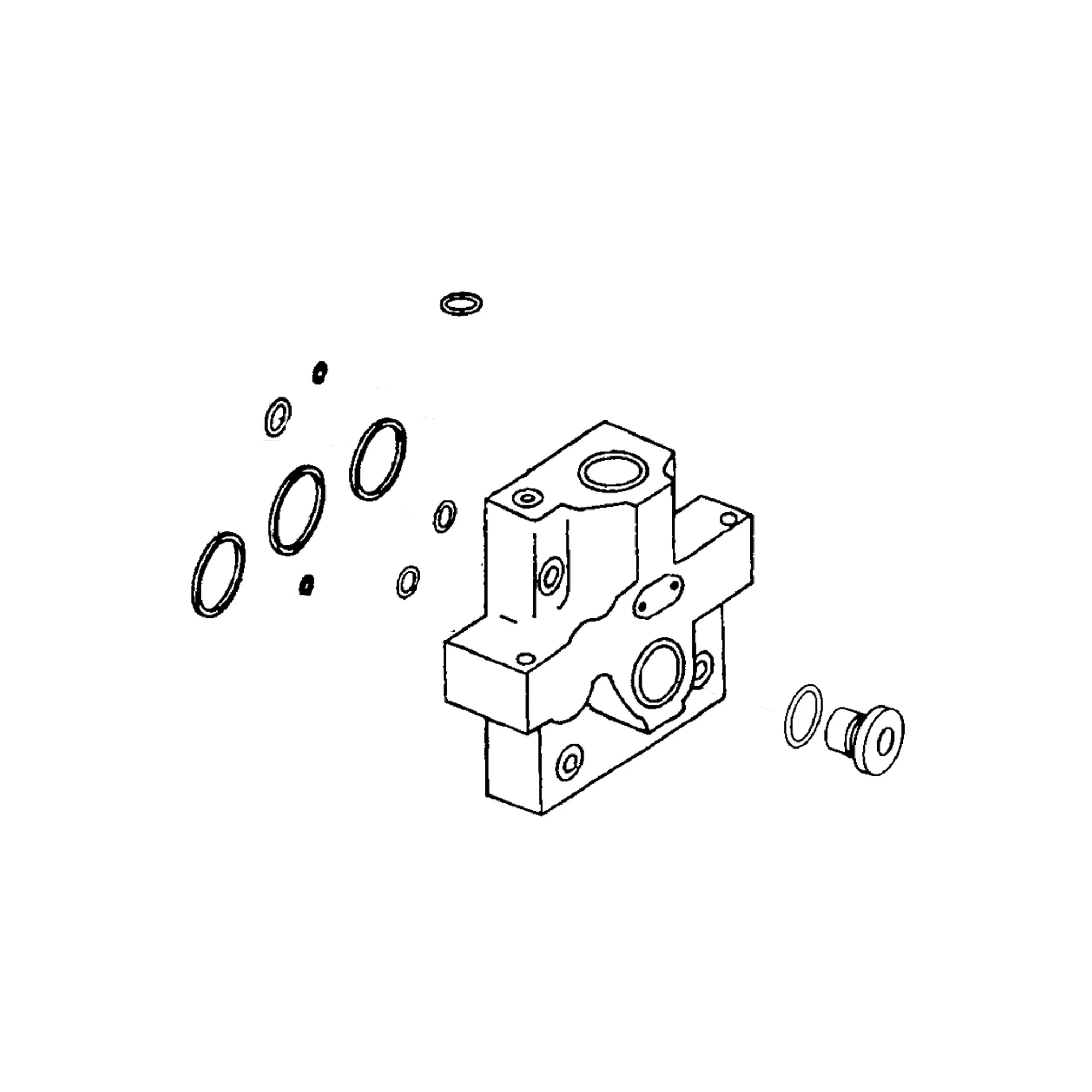 John Deere Inlet Section Manifold - AT210694