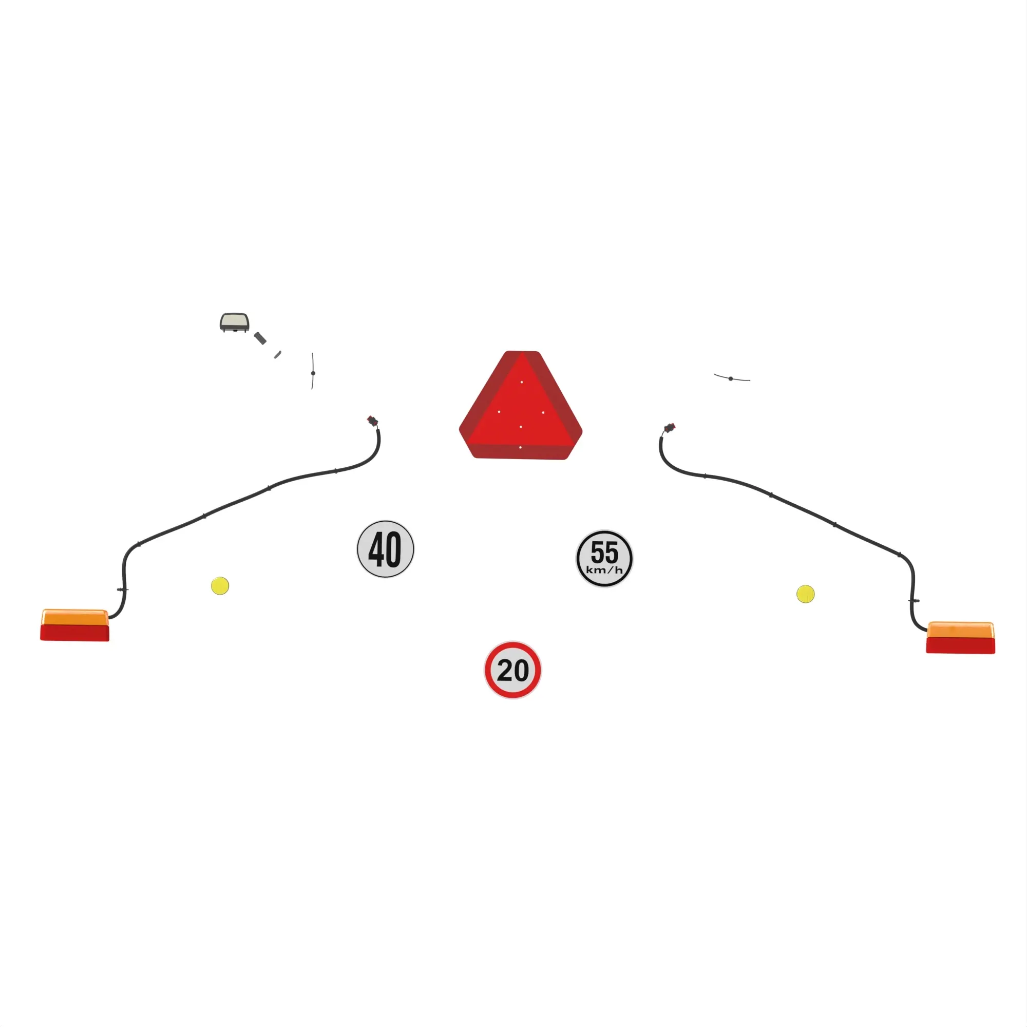 John Deere ISO Drybox Light Attachment - BKK10066