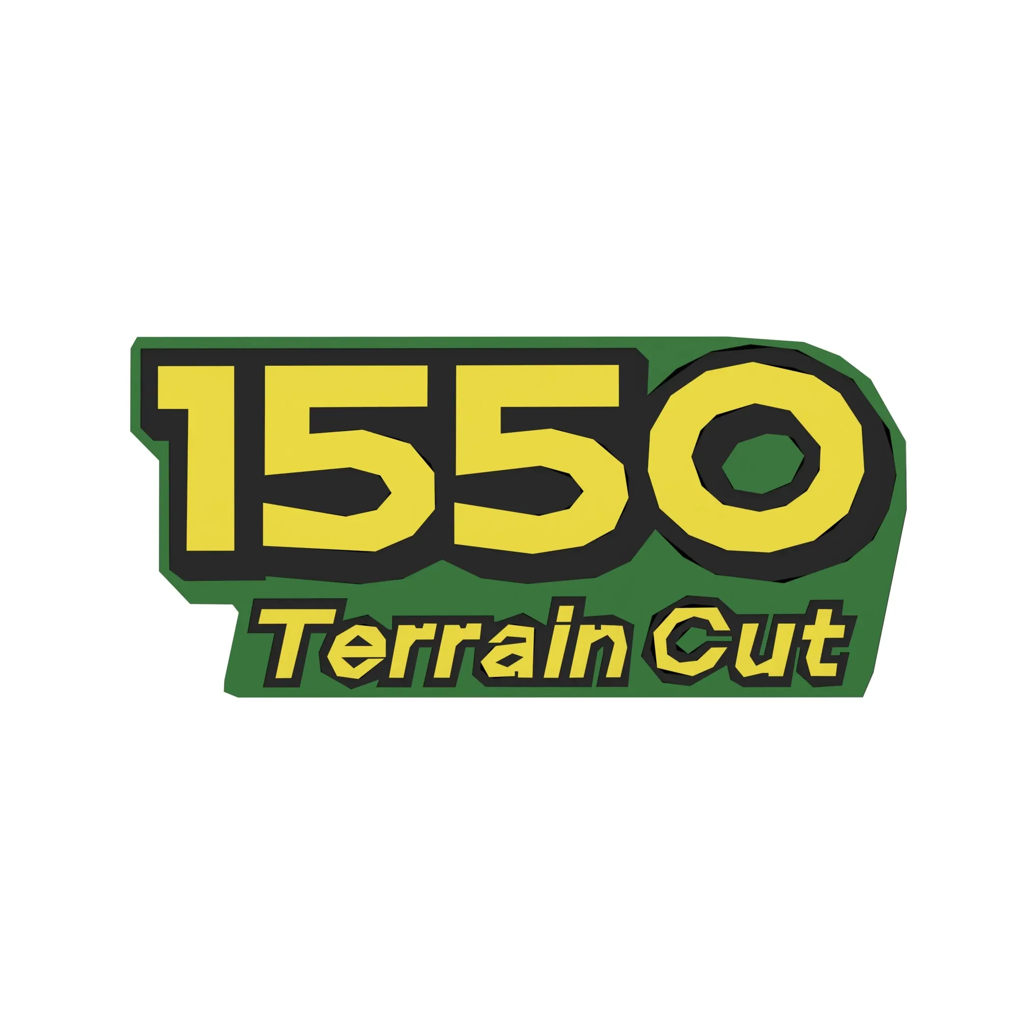 John Deere 1550 Terraincut Decal - TCU37909