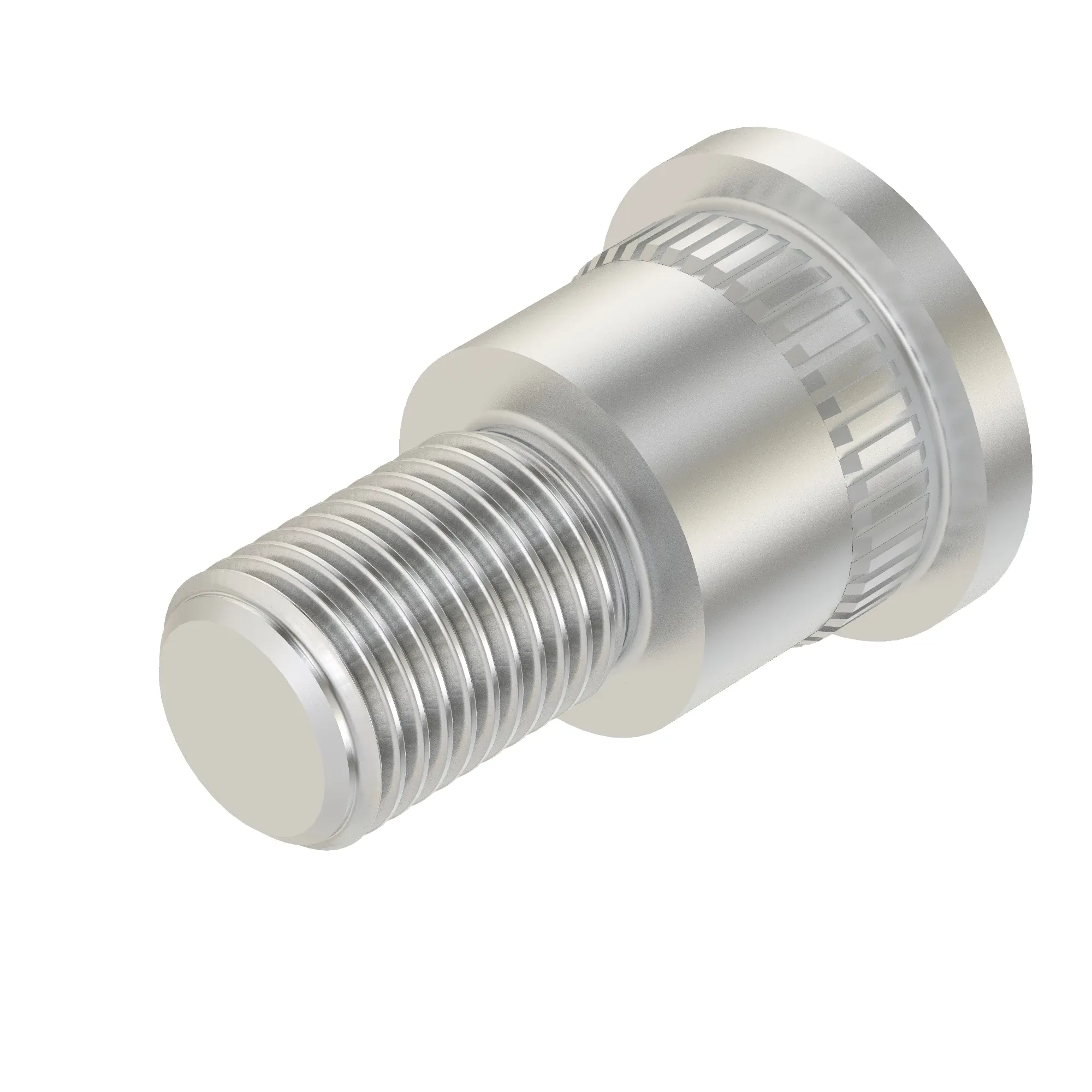John Deere Ribbed Neck Wheel Bolt, M12 X 34.5 - TCU23358