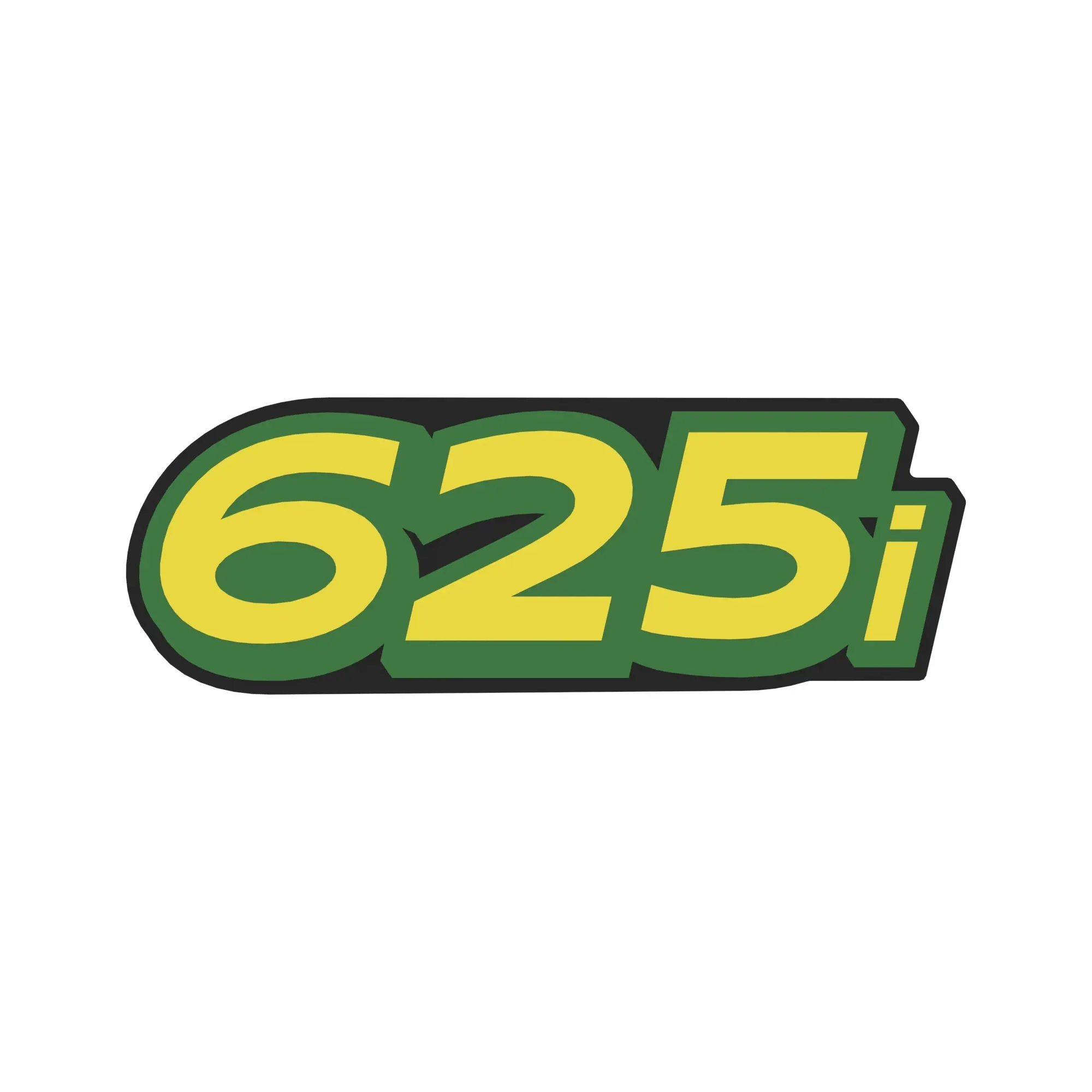 John Deere 625I Model Label - M159941