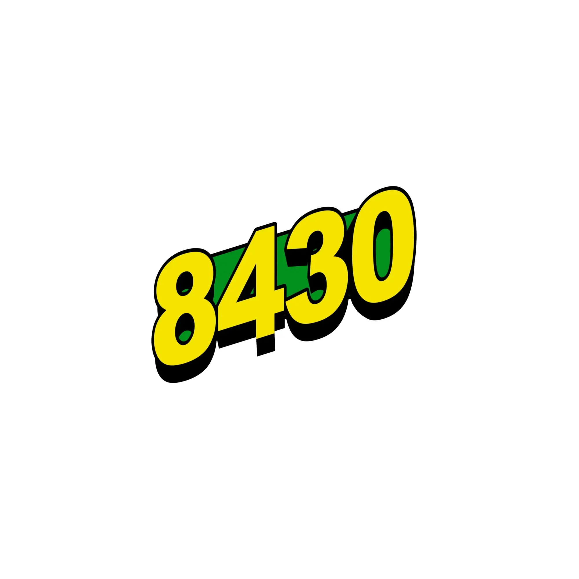 John Deere 8430 Model Label, Right Side - R226949