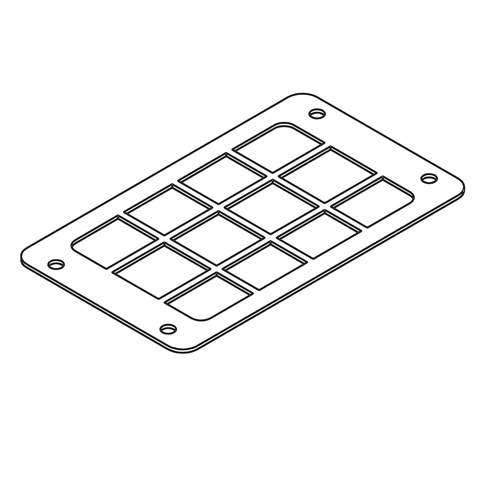 John Deere Cover Light Plate - F390672