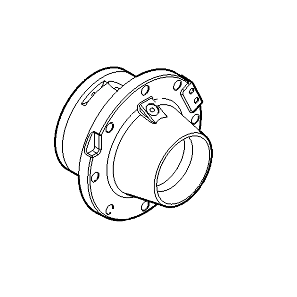 Bearing Housing W/O Bearing, Quill