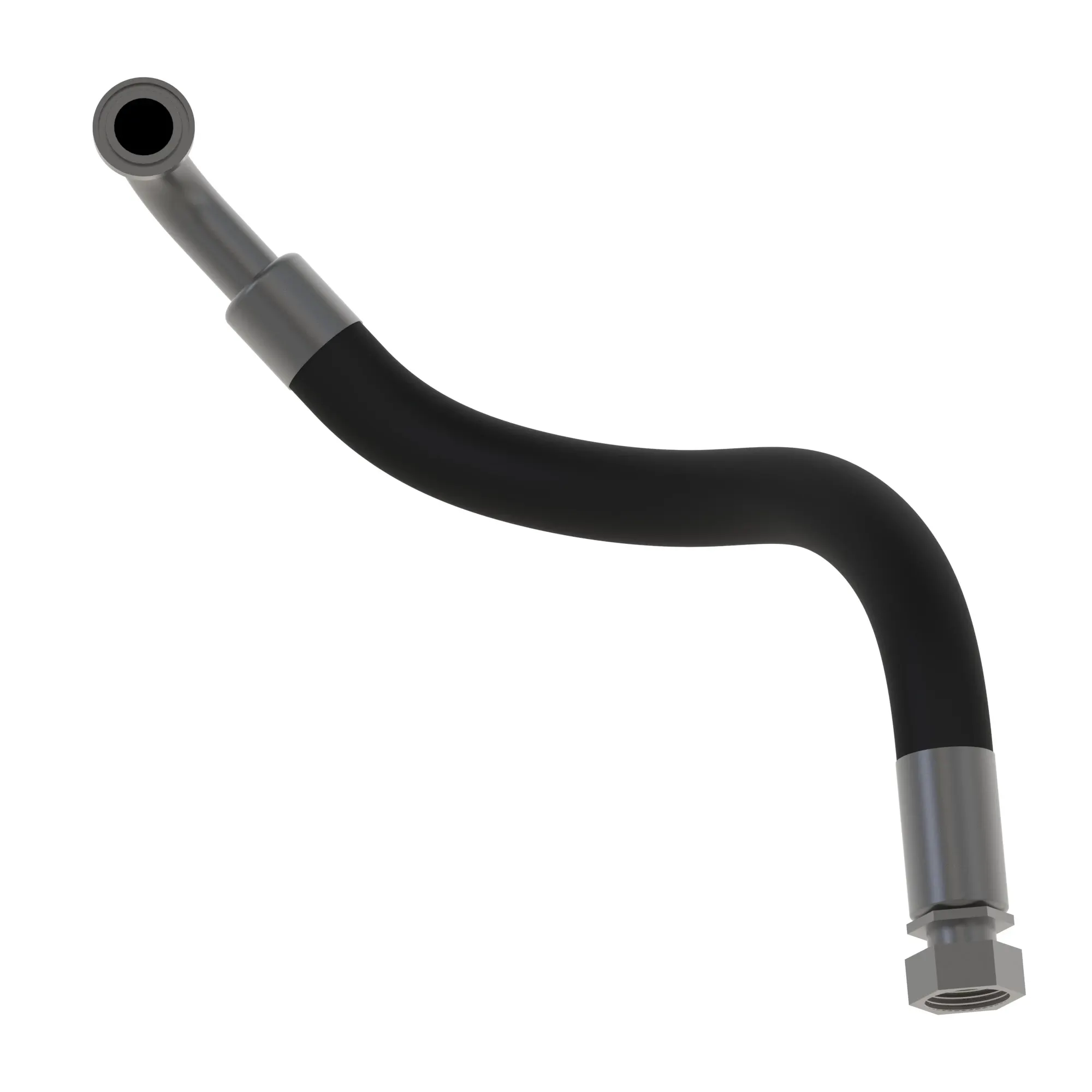 John Deere Fan Pump Suction Hydraulic Hose - AT529715