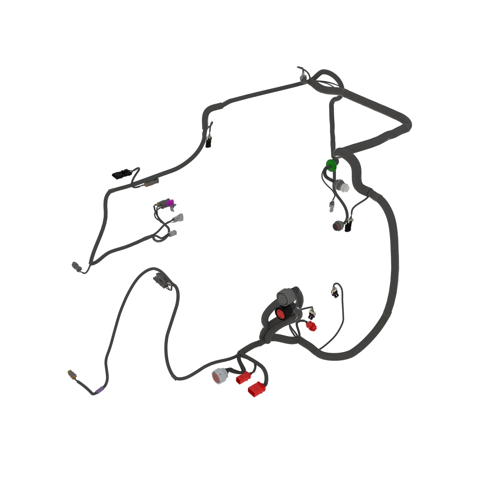 John Deere Integrated Grade Control Cab Wiring Harness - AT448198