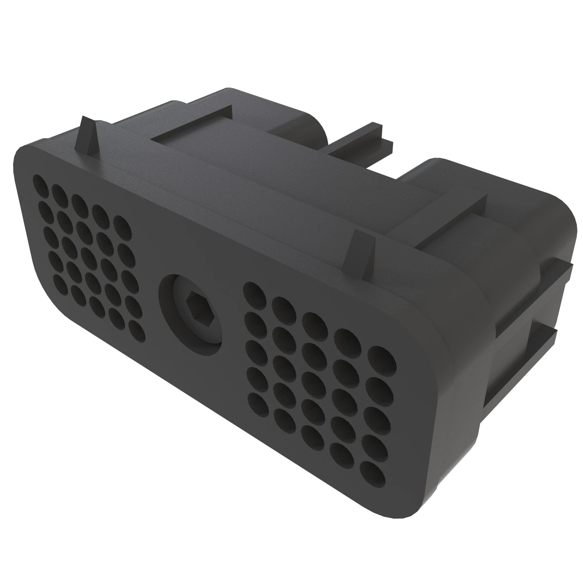 CONN DEUTSCH DRC 50W MS BLK PLSTC