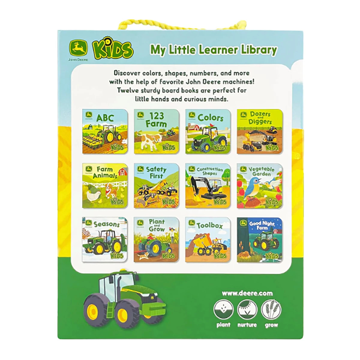 My Little Learner Library John Deere Kids 12-Book Set Board Book