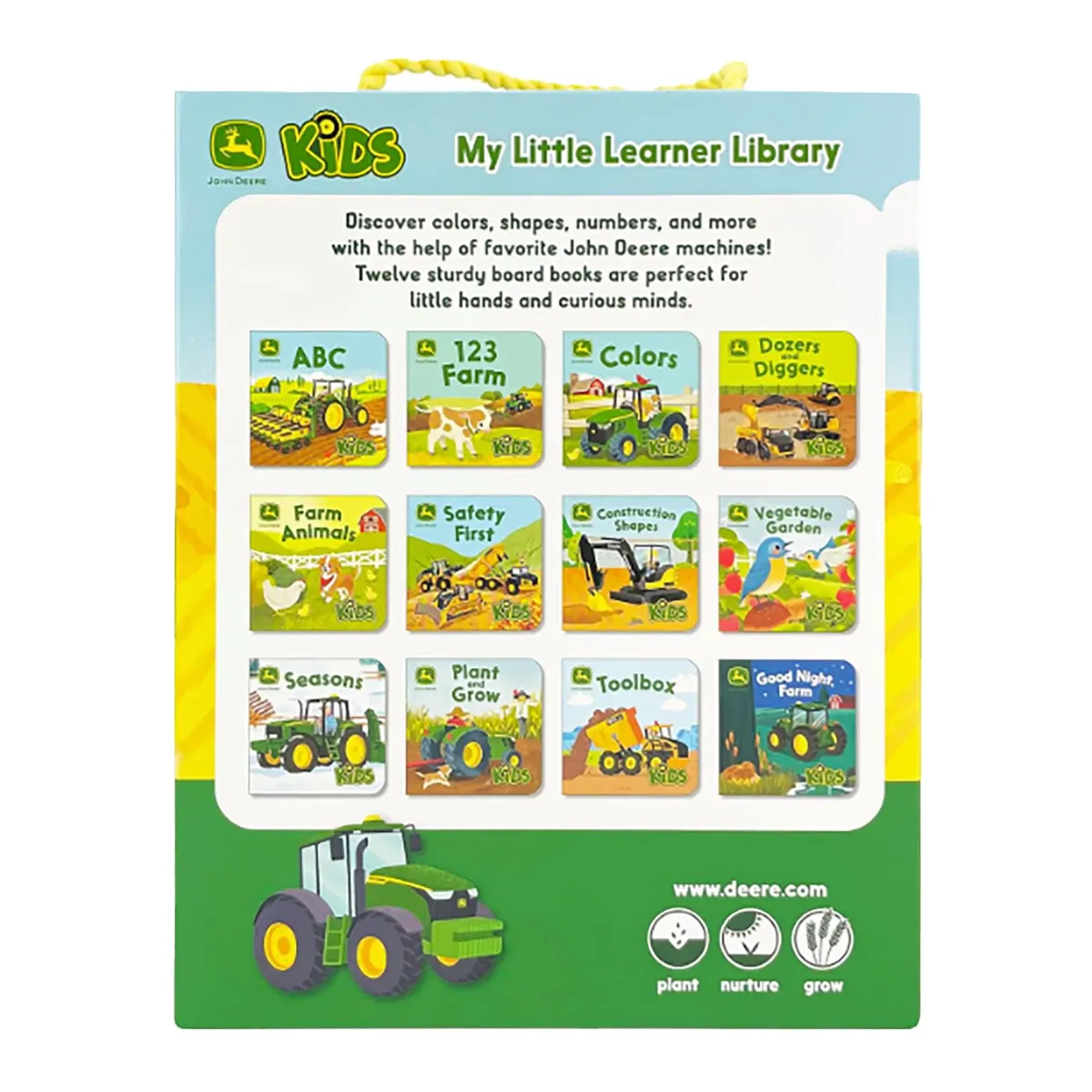My Little Learner Library John Deere Kids 12-Book Set Board Book