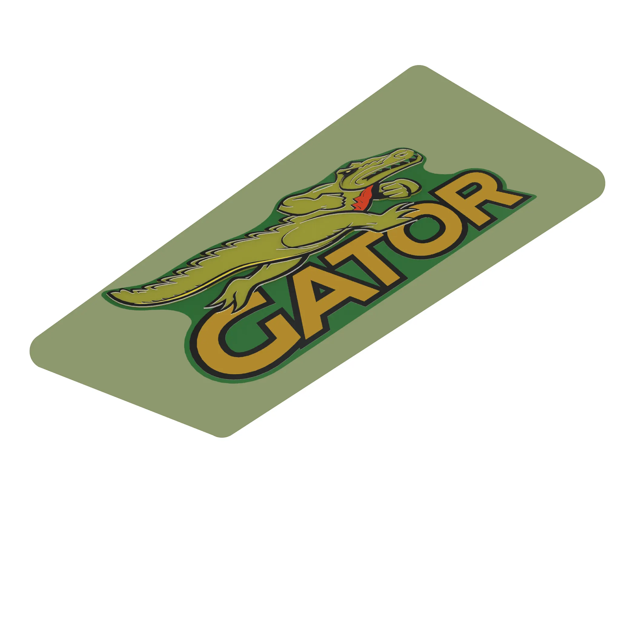 John Deere Left Side Olive Tailgate Label - M169958