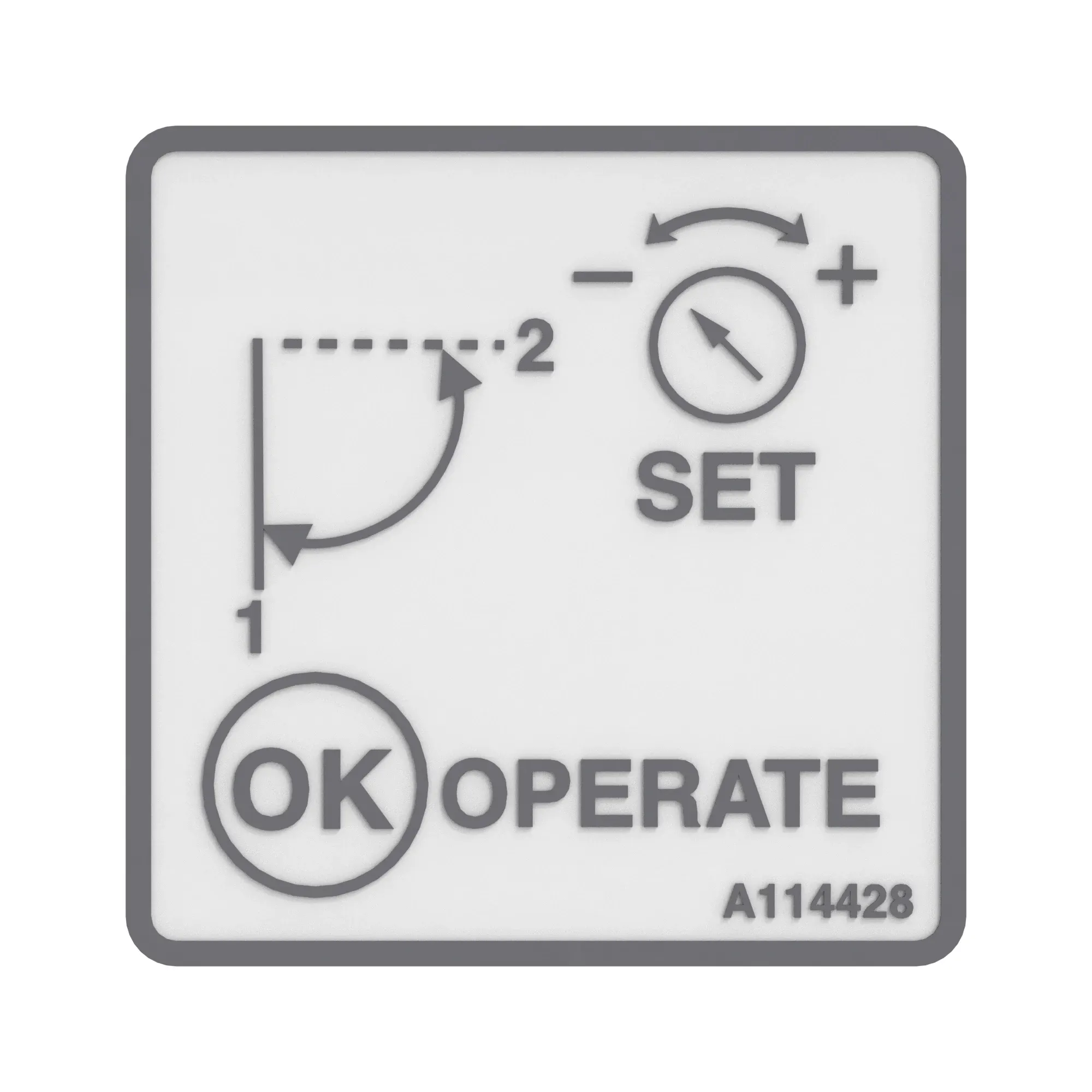 John Deere Information Sign - A114428