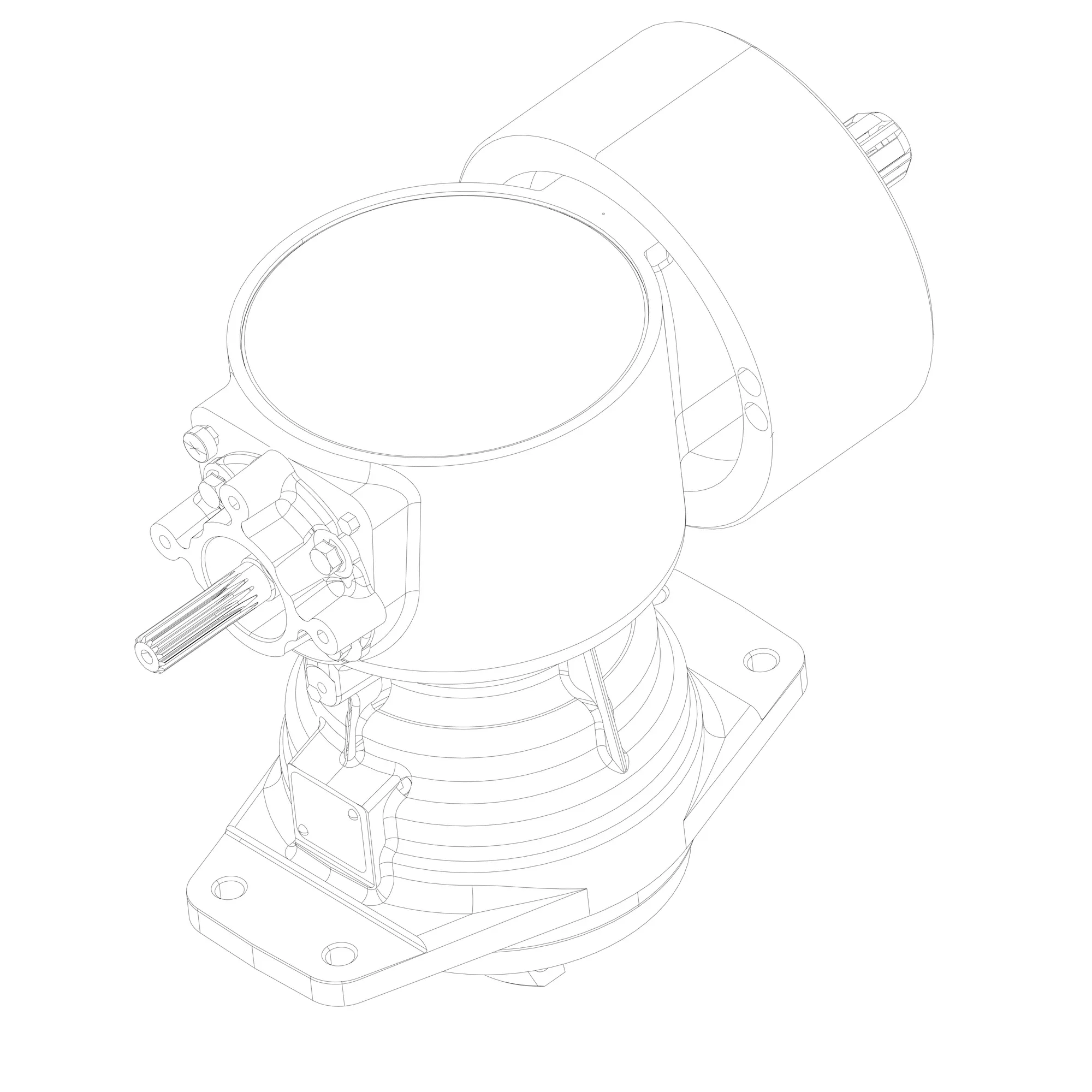 John Deere Knife Drive Gear Case - DE32198