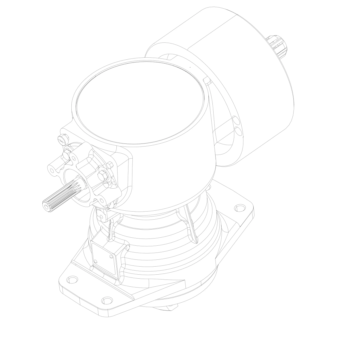 Gear Case, Knife Drive Gearbox
