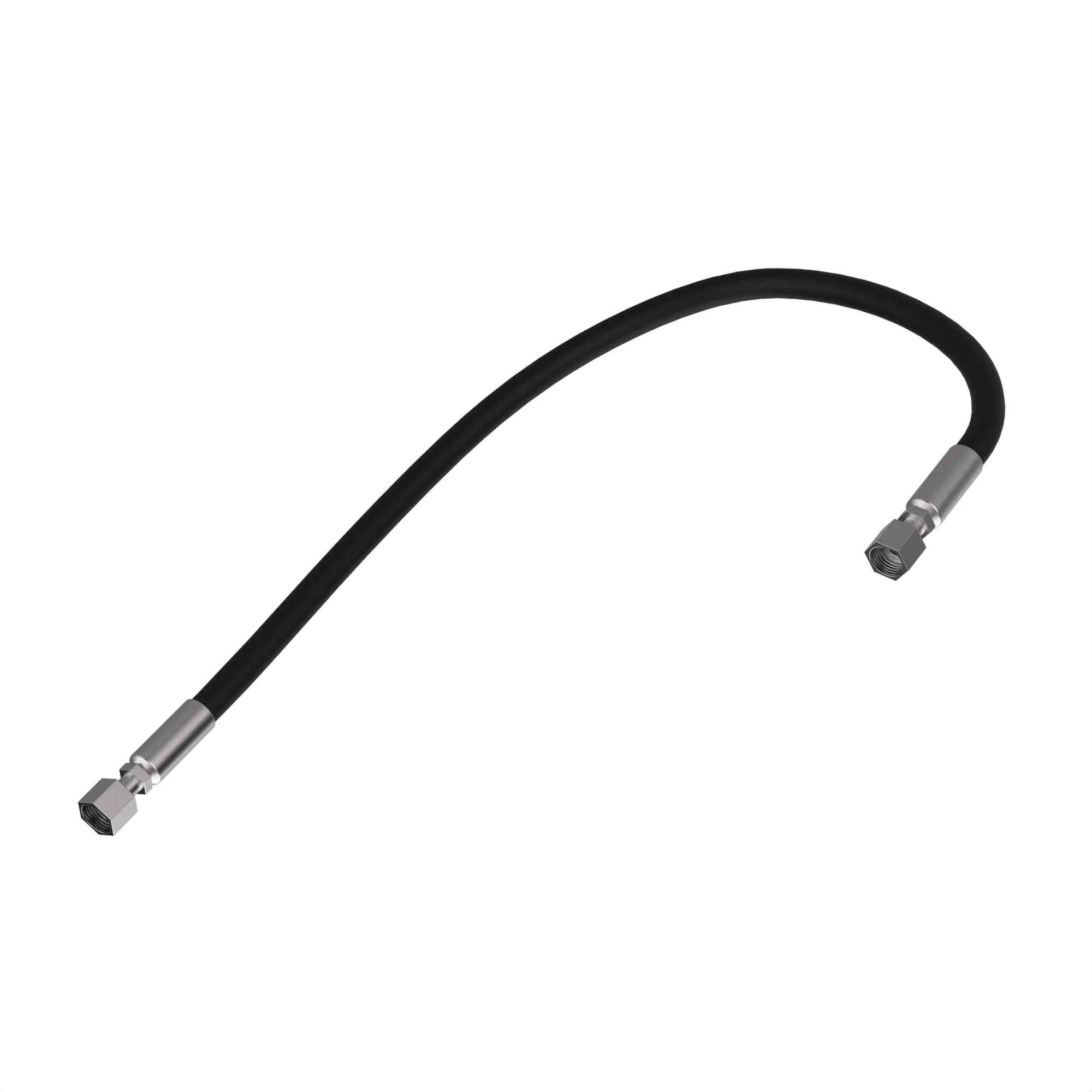 John Deere Swing Cylinder Head End Hydraulic Hose - AT494197