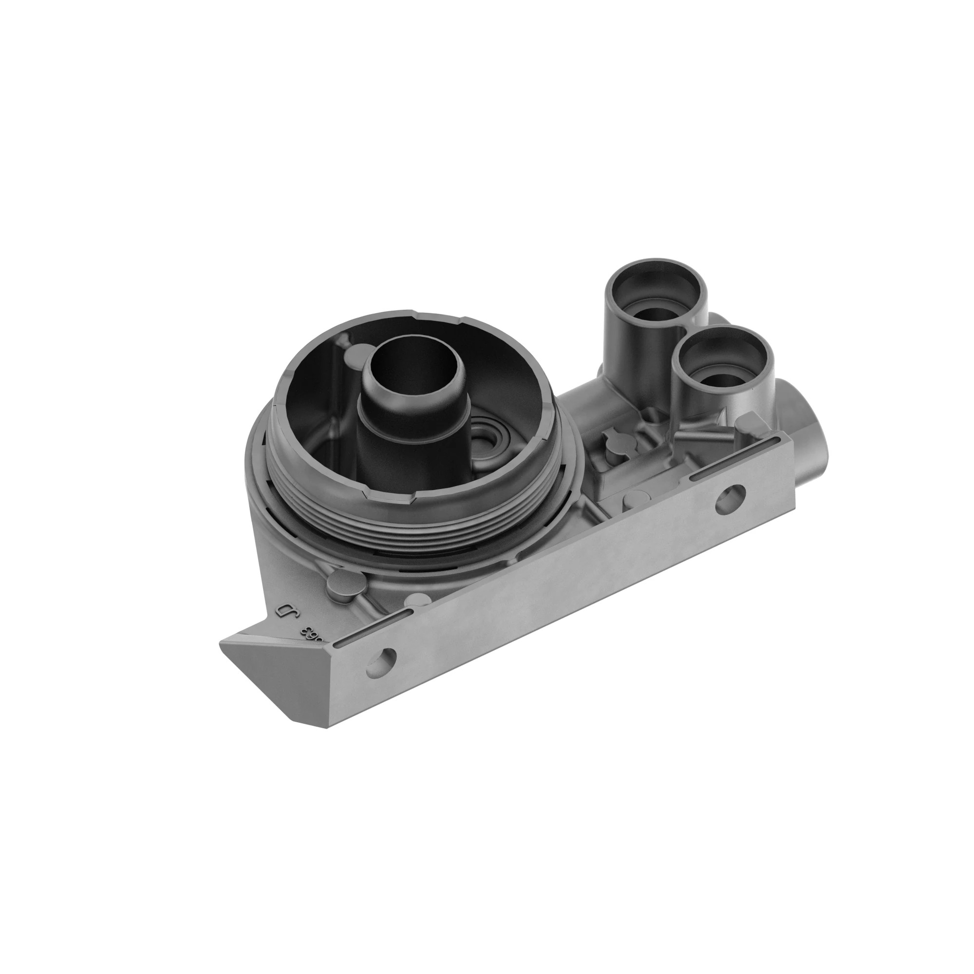 John Deere Engine Oil Filter Head - DZ122683