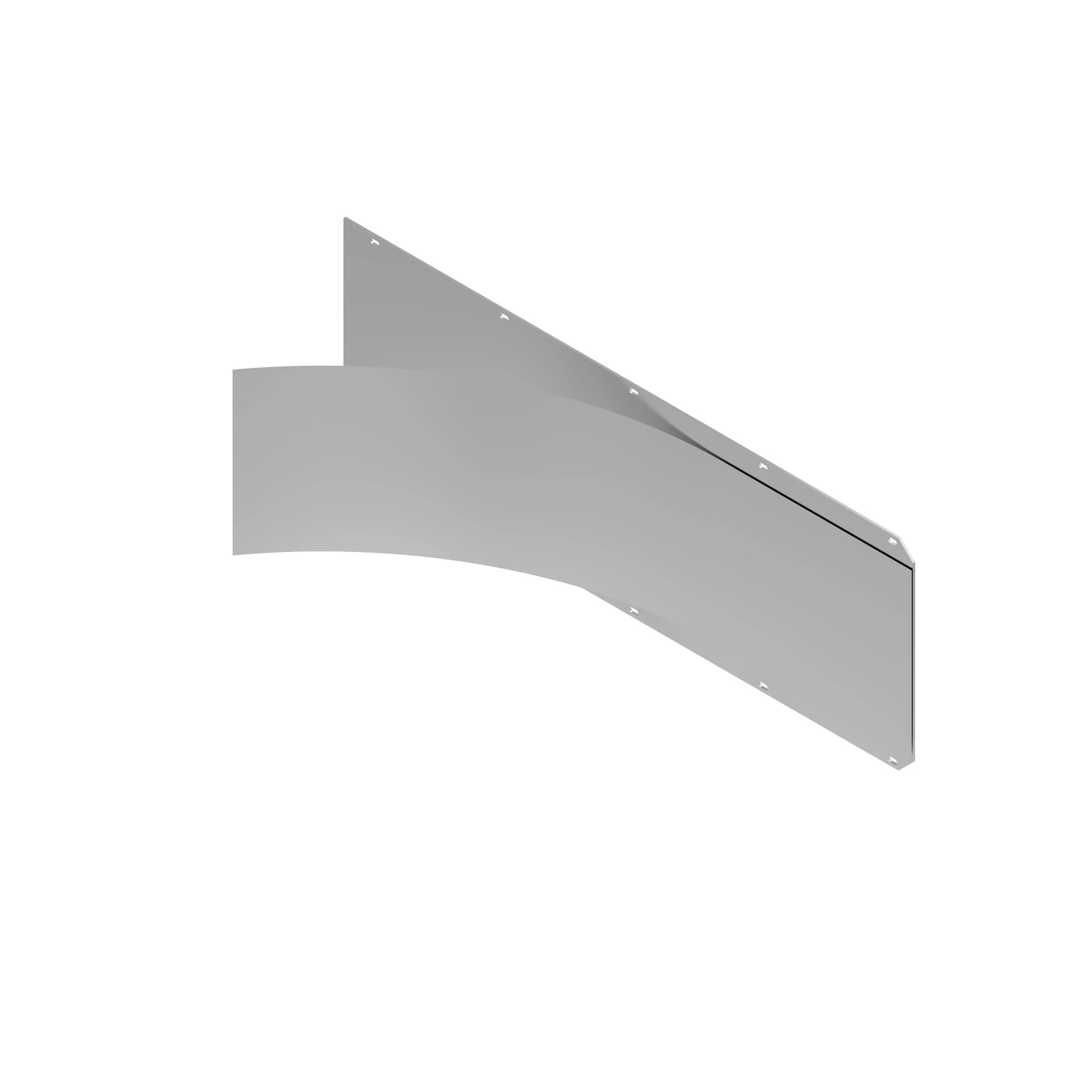 WEAR PLATE, REAR SHEET, FLAT SPOUT