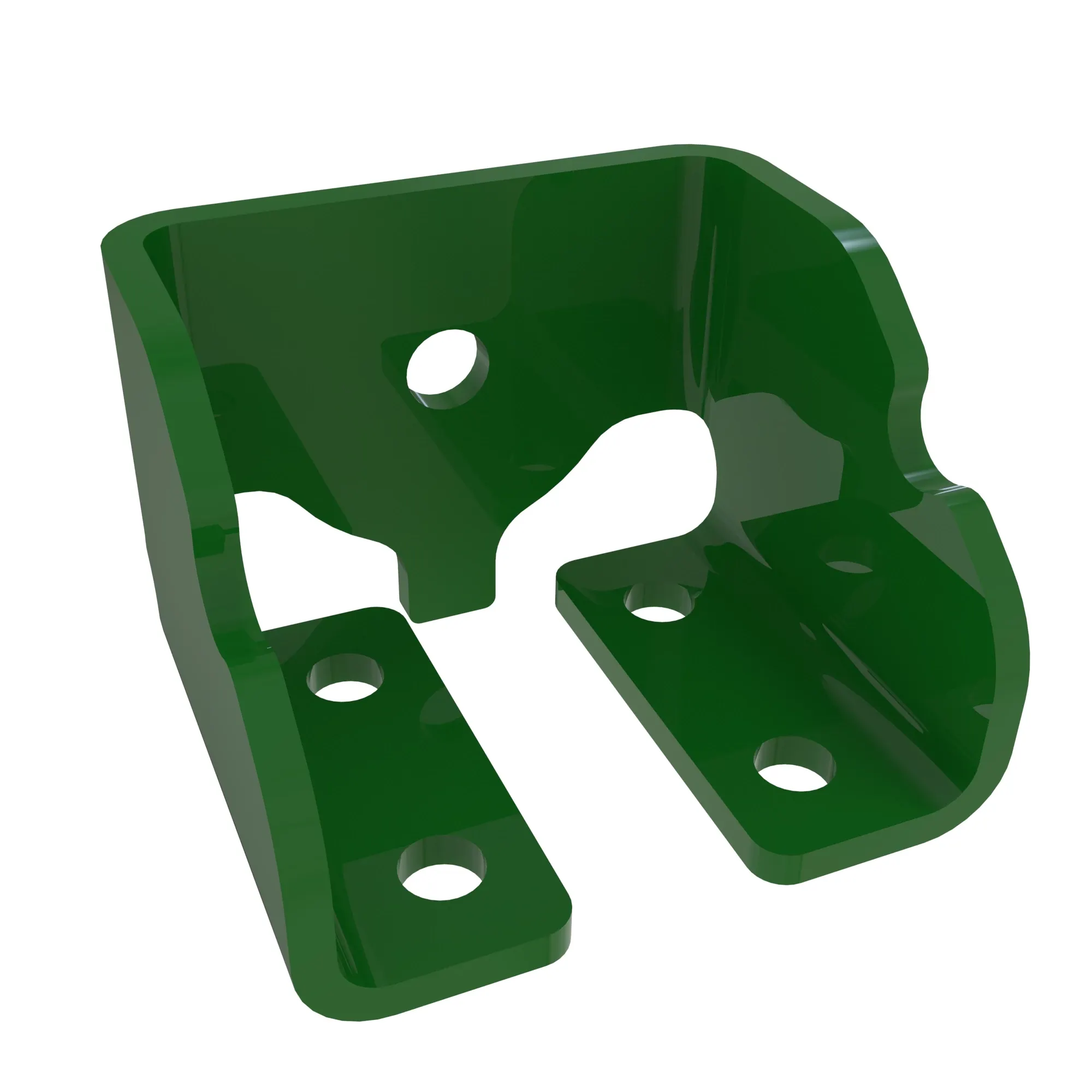 John Deere Lower Feed Conveyer Structure Bracket - KK43082