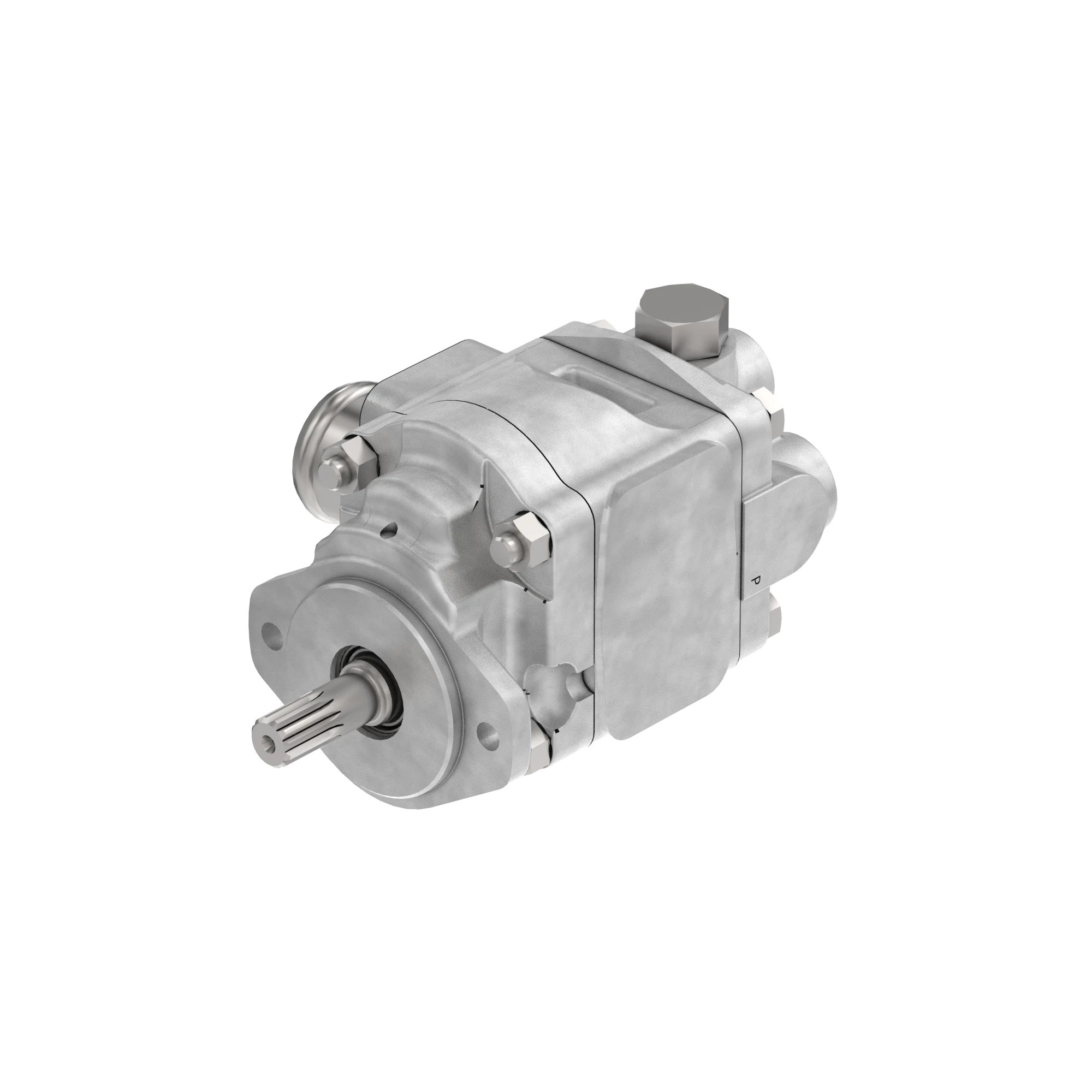 John Deere Secondary Steering Hydraulic External Gear Pump - AT471219