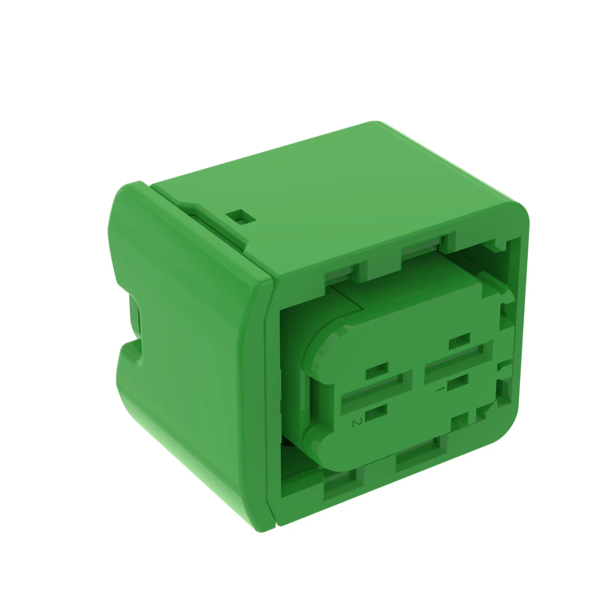 John Deere Green Internal Electrical Connector Housing - 57M14752