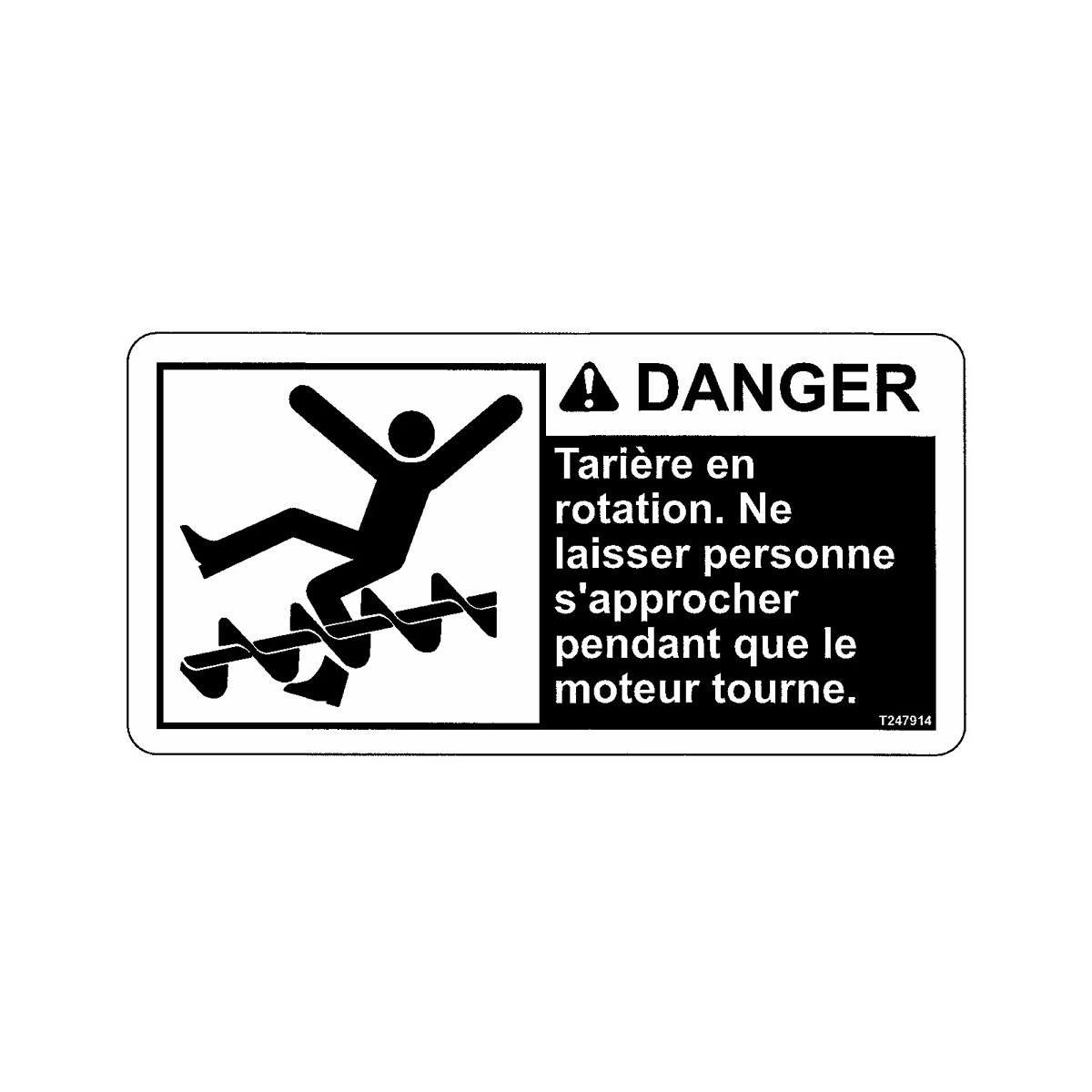 Label, Danger, French Rotating Auge