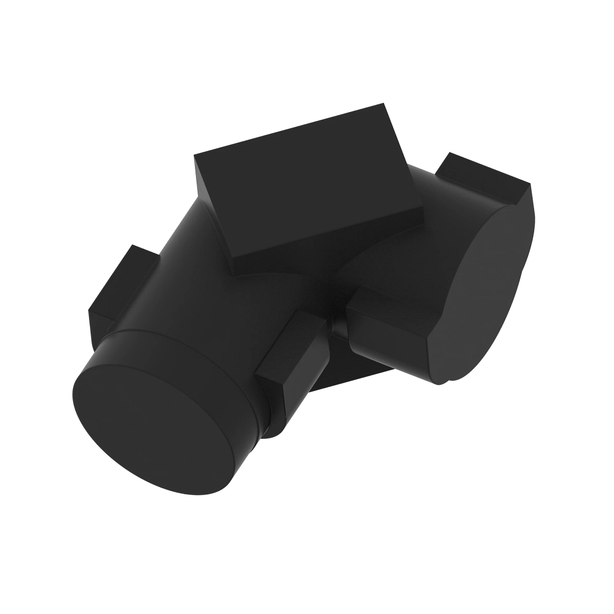 Schlemmer 90 Deg Elbow Black Plstc