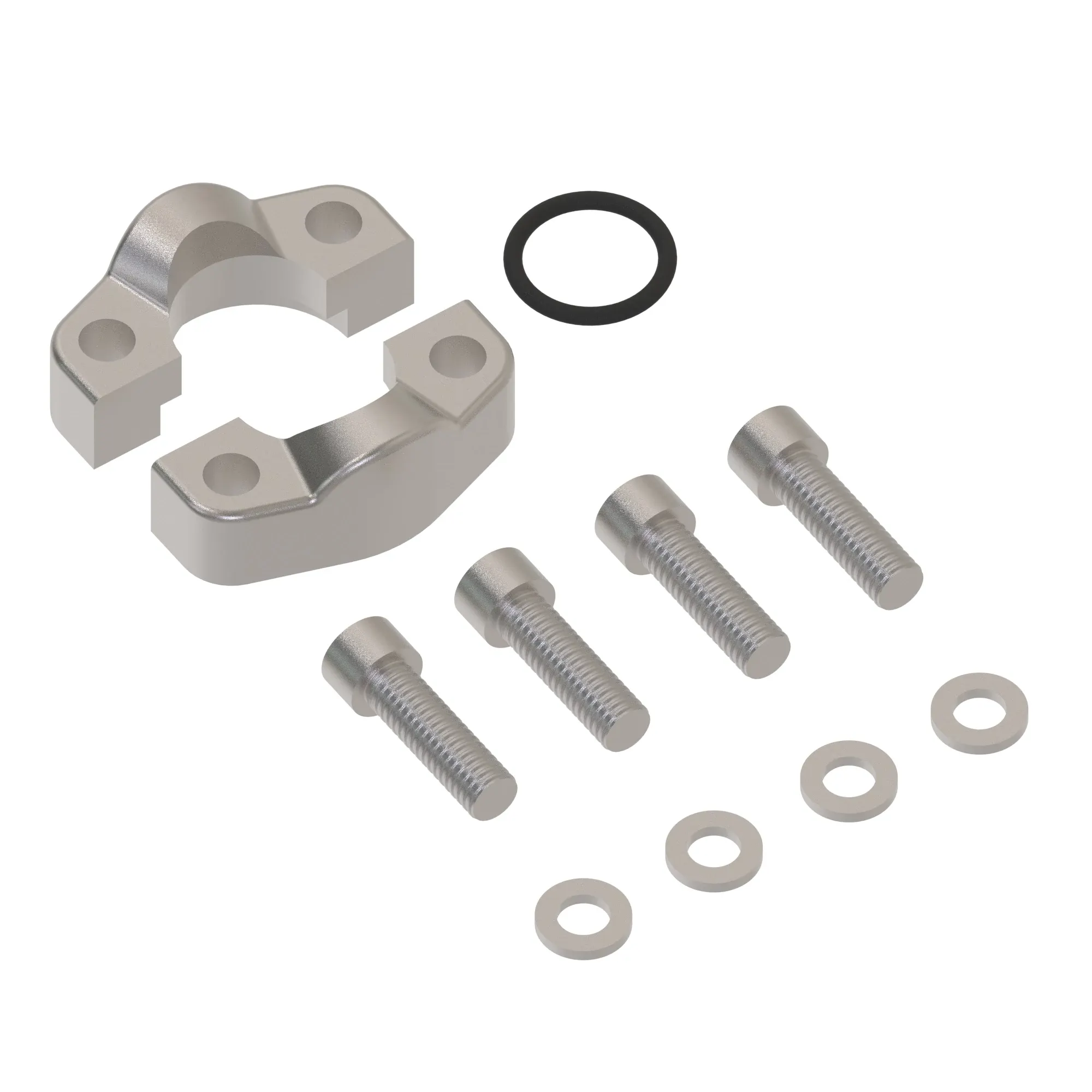 4-Bolt Flange Kit (Metric) ISO 6162