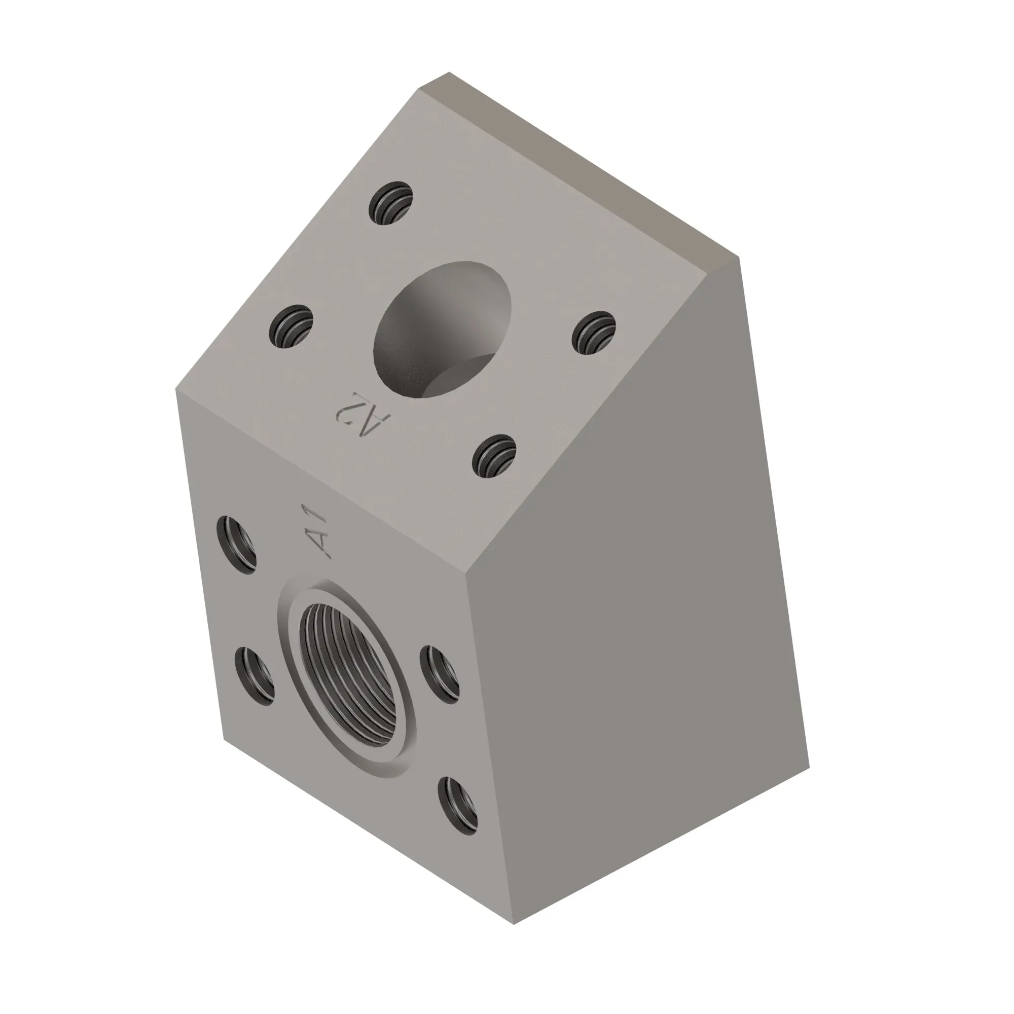 John Deere Pump Outlet Block Manifold - T370037