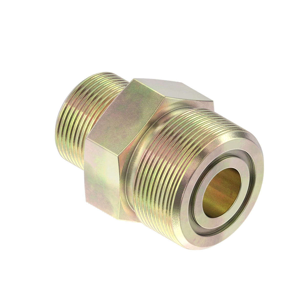 STUD STRAIGHT, ORFS W/METRIC HEX