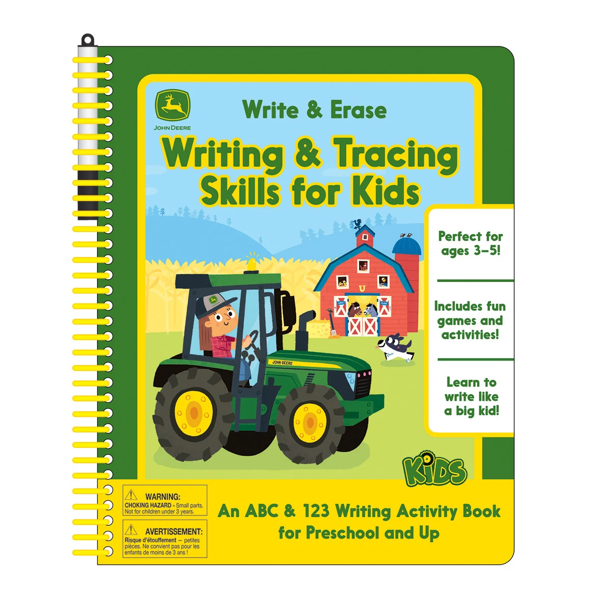 John Deere Write and Erase Book
