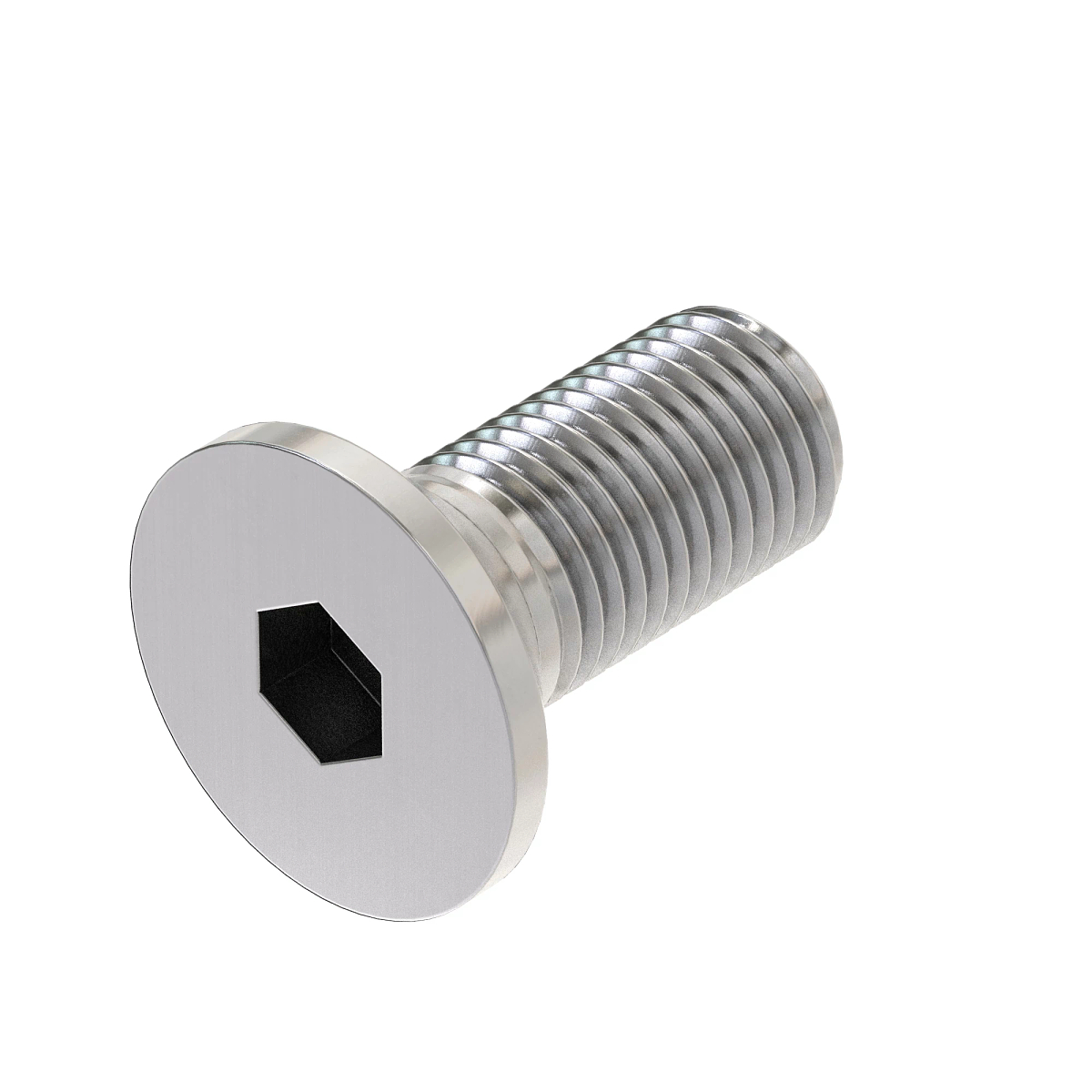 SCREW, HEX FLAT CTSK HEAD, METRIC