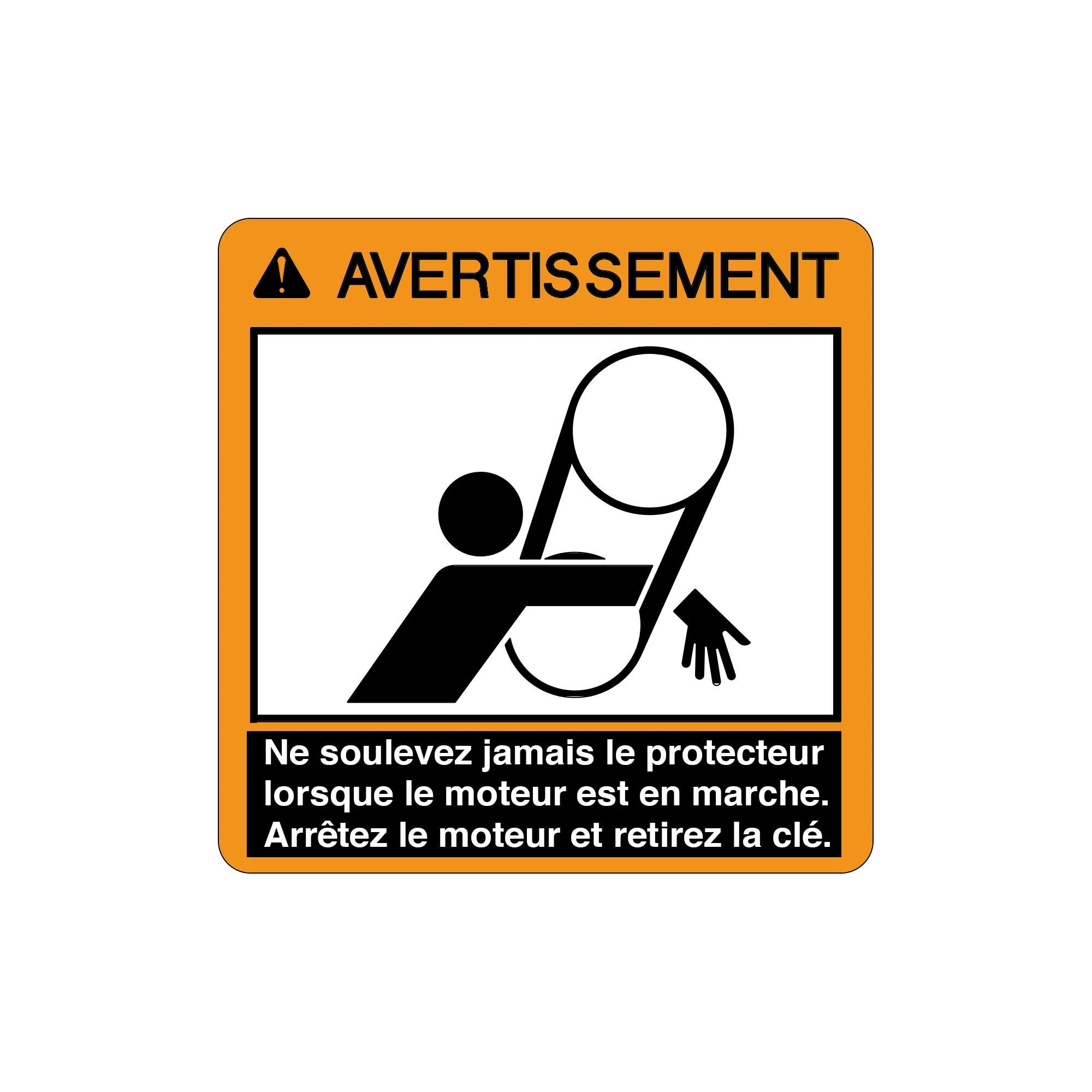 SIGN, WARNING, FRENCH