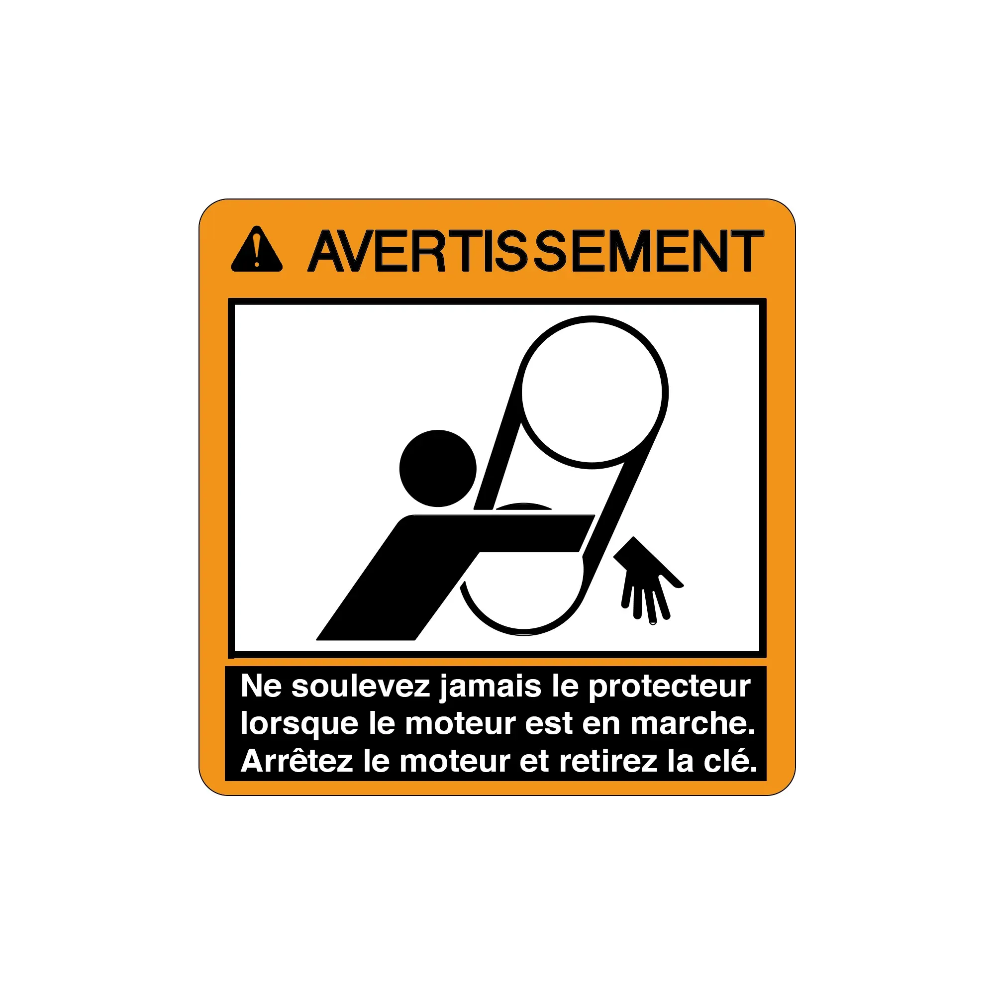 John Deere Warning Label, French - H149100