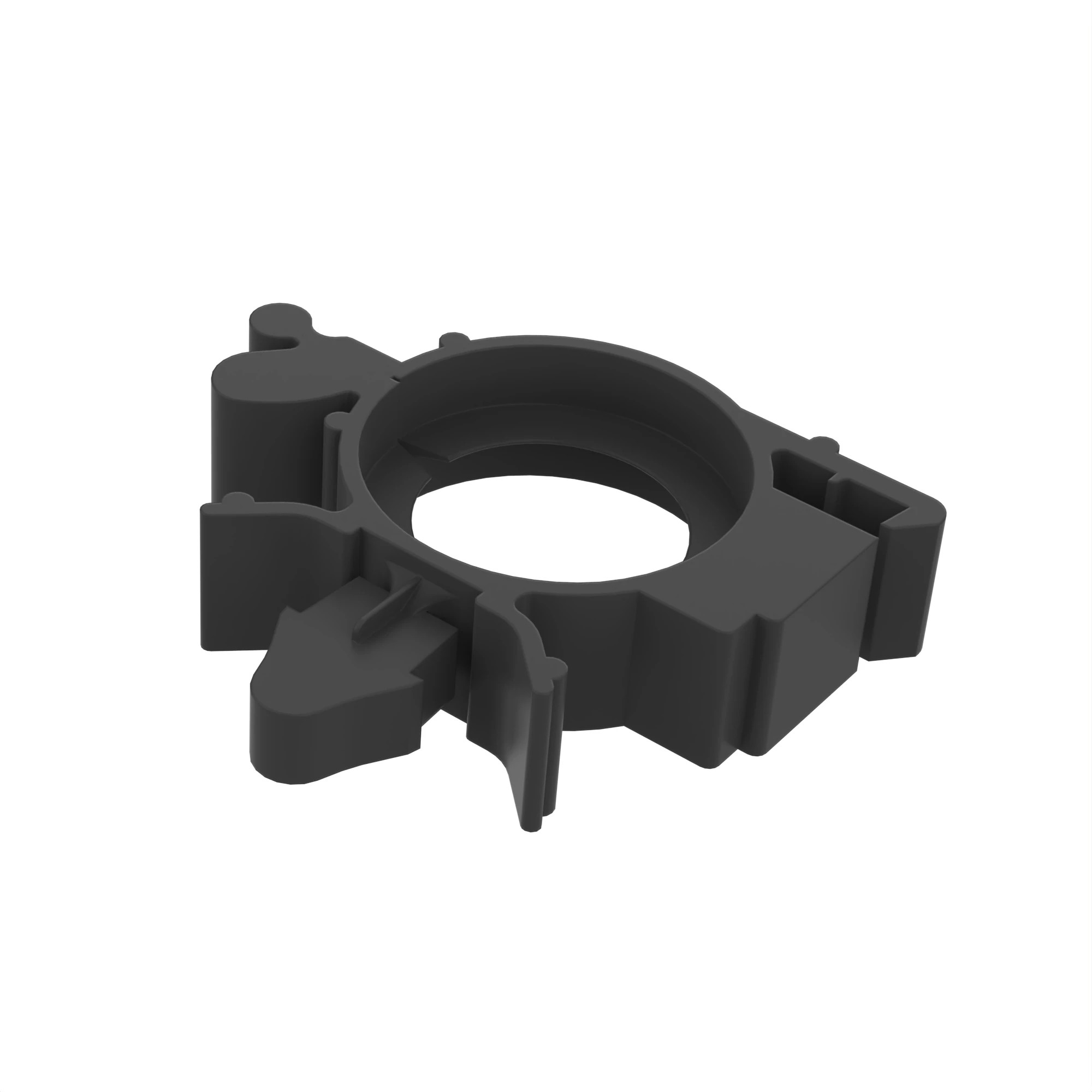 ALPHABET BLACK PLASTIC