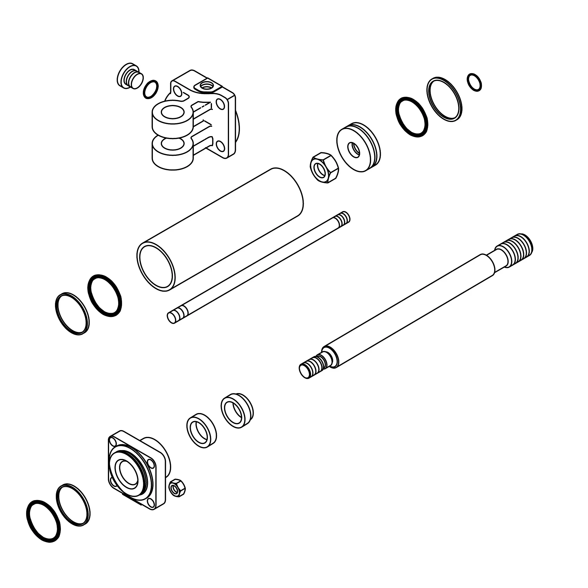 John Deere Hydraulic Cylinder Seal Kit - AHC12119