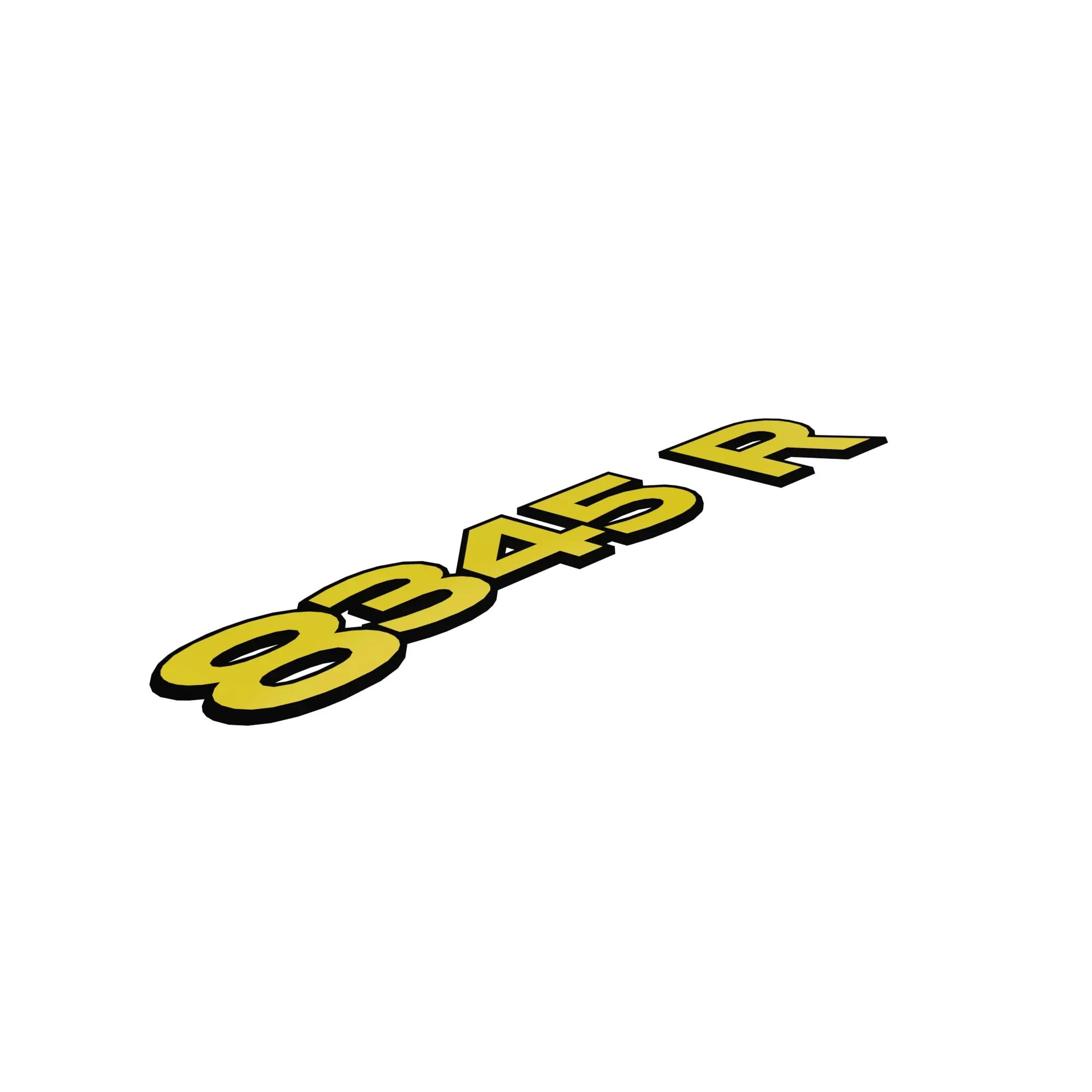 John Deere 8345R Model Designator Label, Right Side - R339303