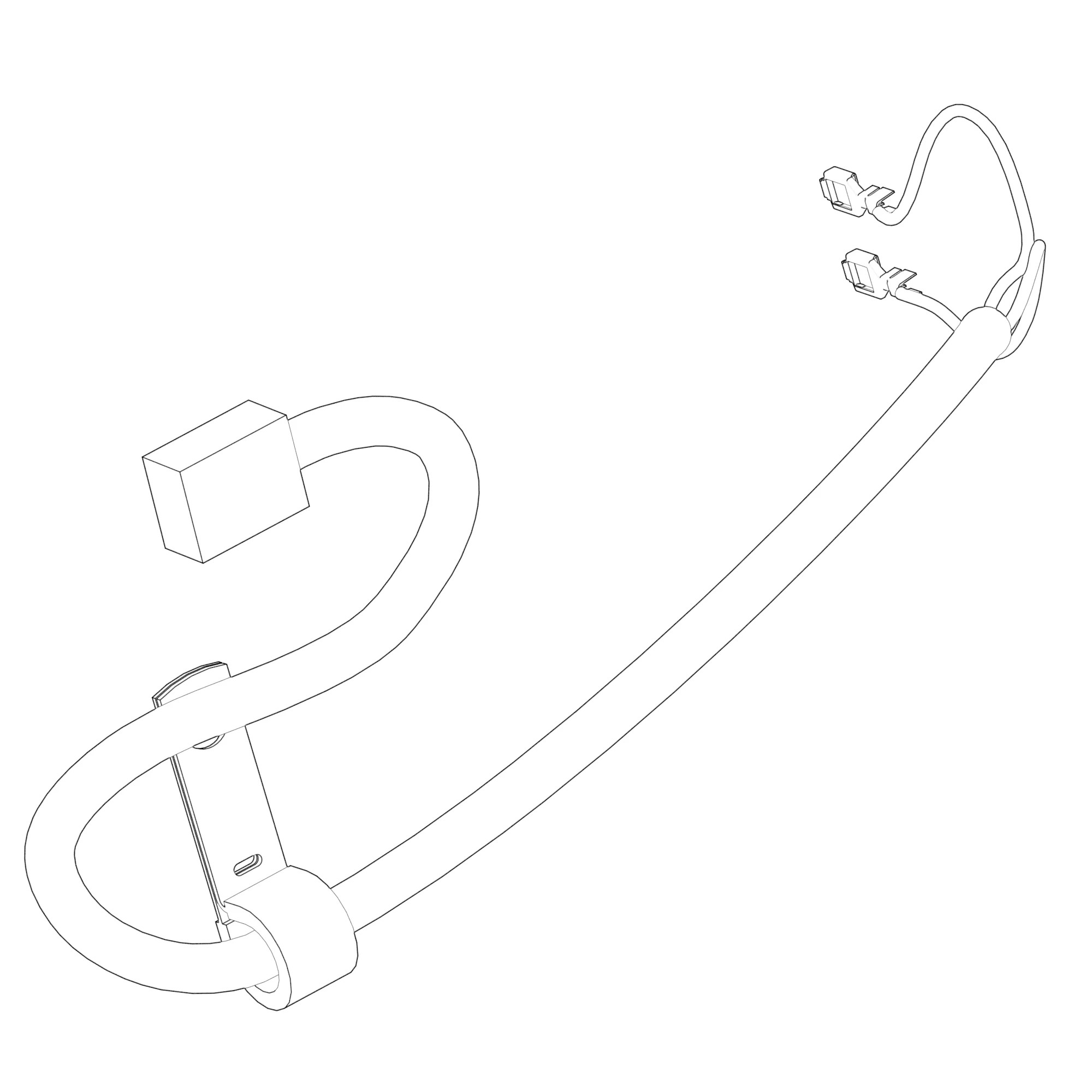 WIRING HARNESS, HARNESS, LICENSE PL