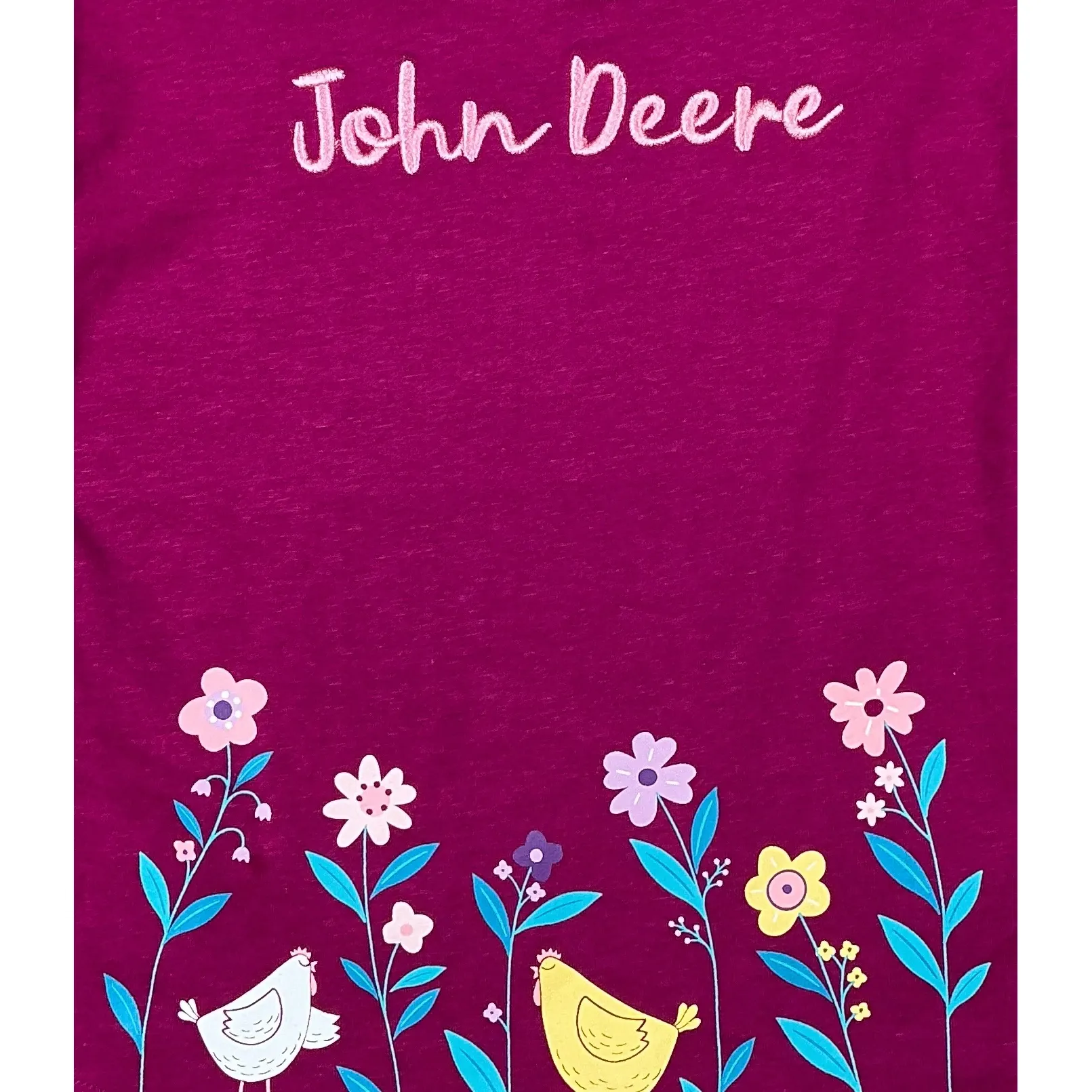 Toddler Chickens and Flowers Long Sleeve T-Shirt
