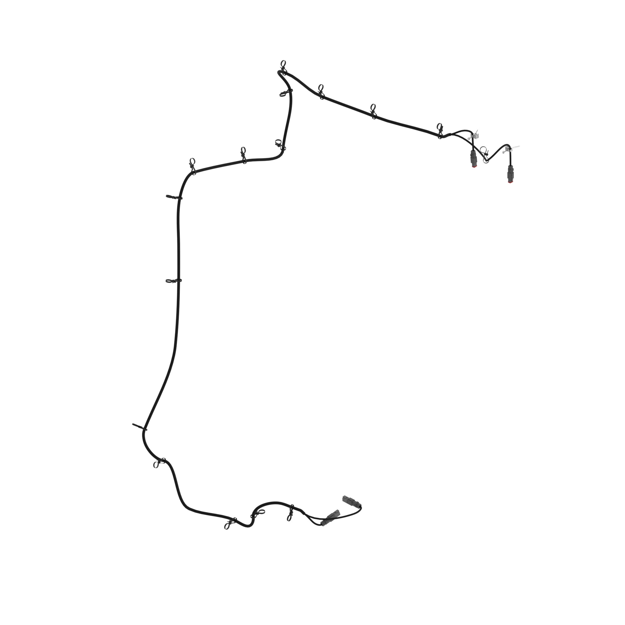 John Deere Brake Pedal Switch Jumper Wiring Harness - AXE64051
