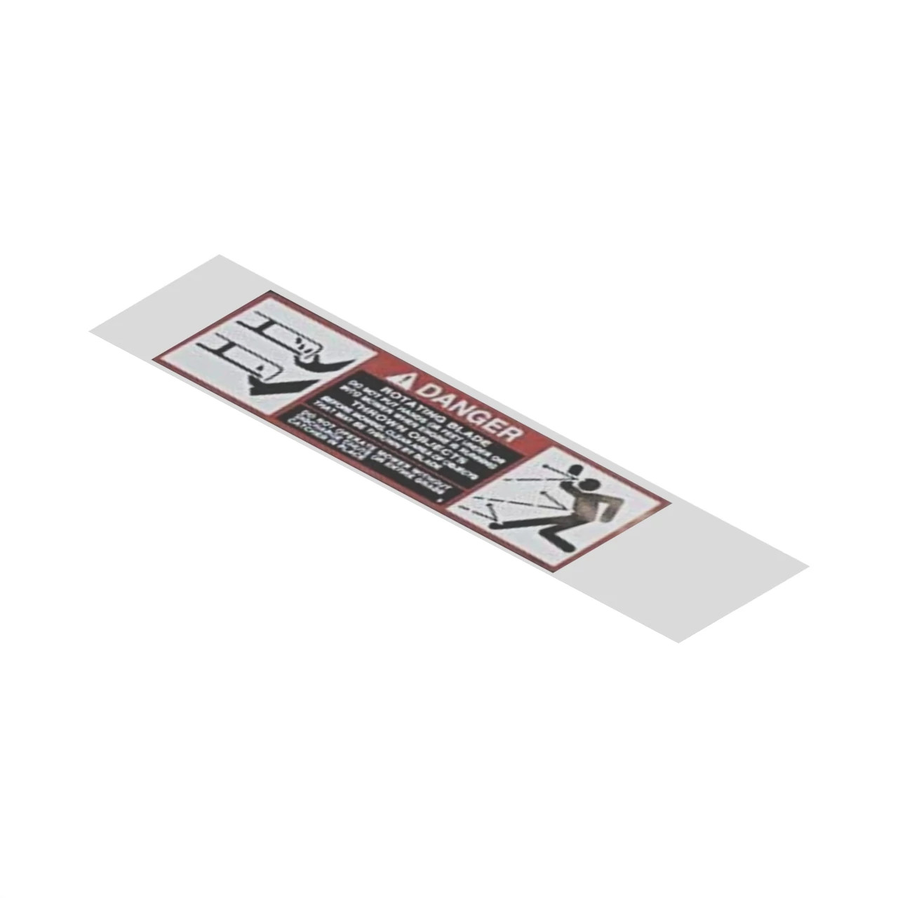 LABEL, DANGER (THROWN OBJECT)