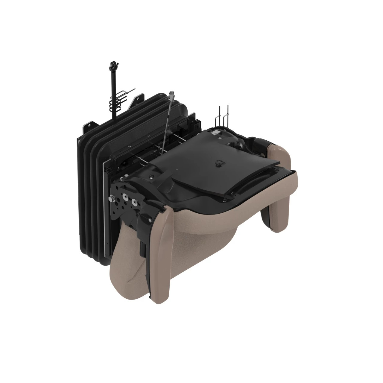 SEAT, SEAT, CLOTH W/AIR SUSP-GRAY