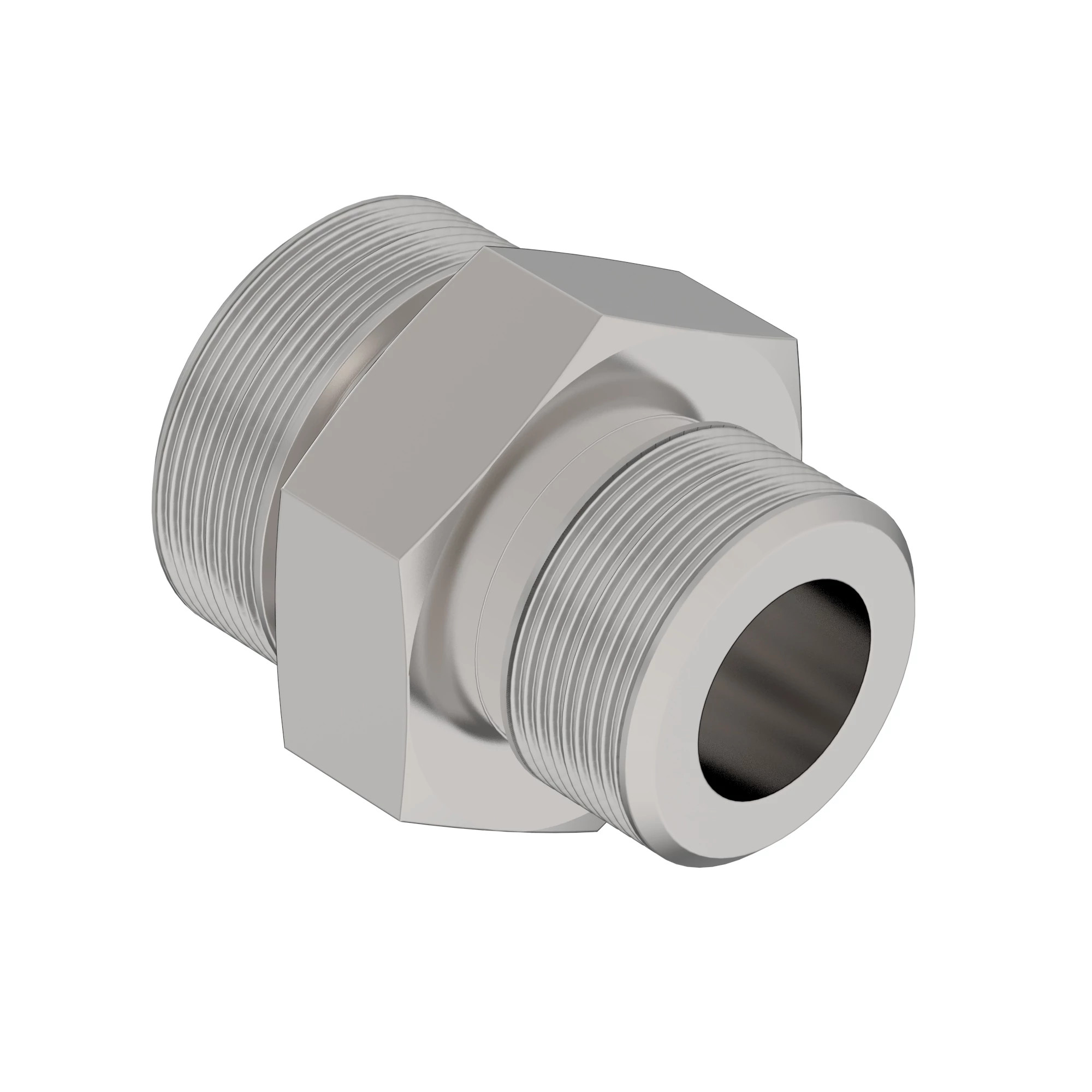 STUD STRAIGHT, ORFS W/METRIC HEX